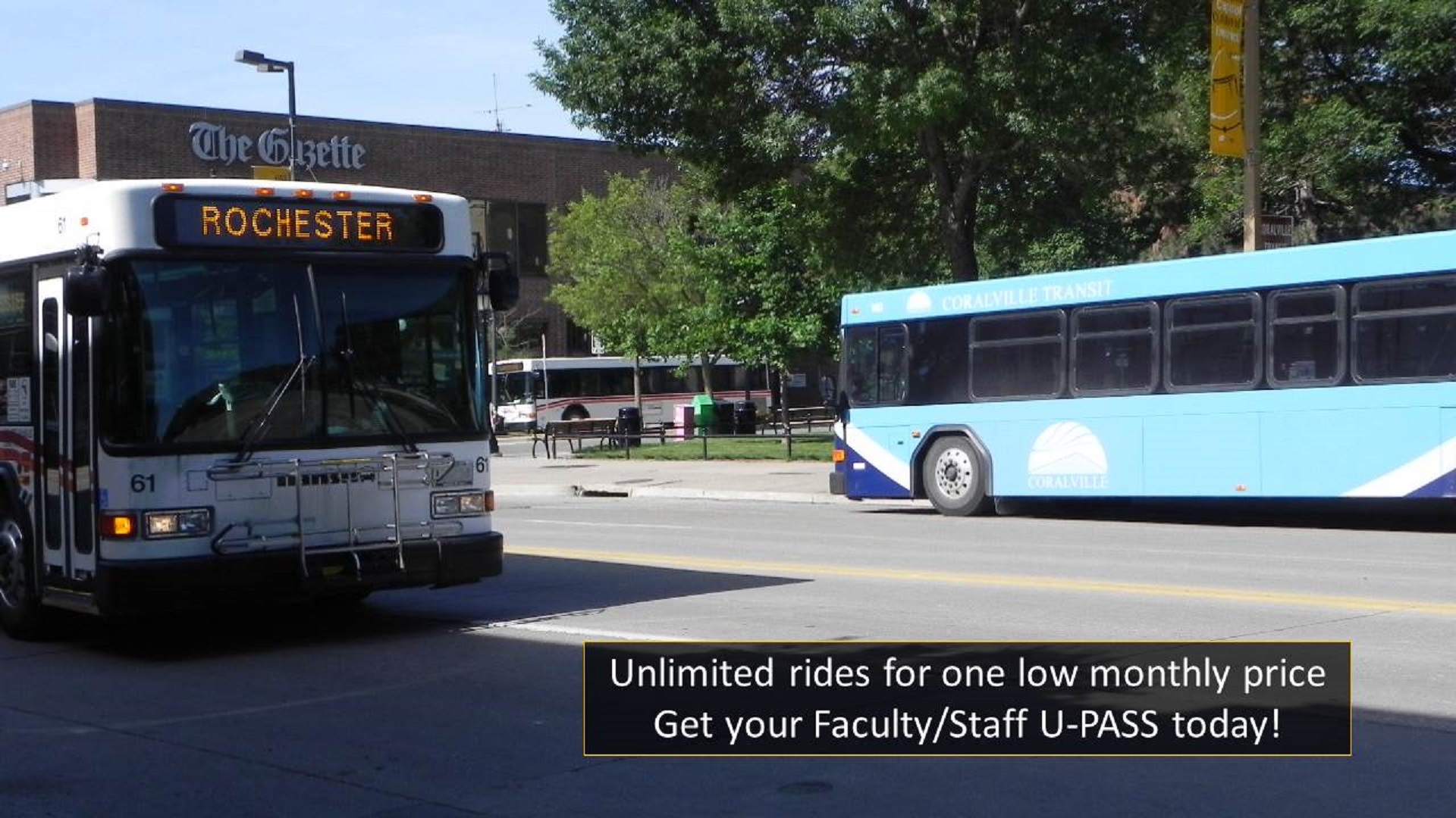 Employee U-passes provide unlimited rides