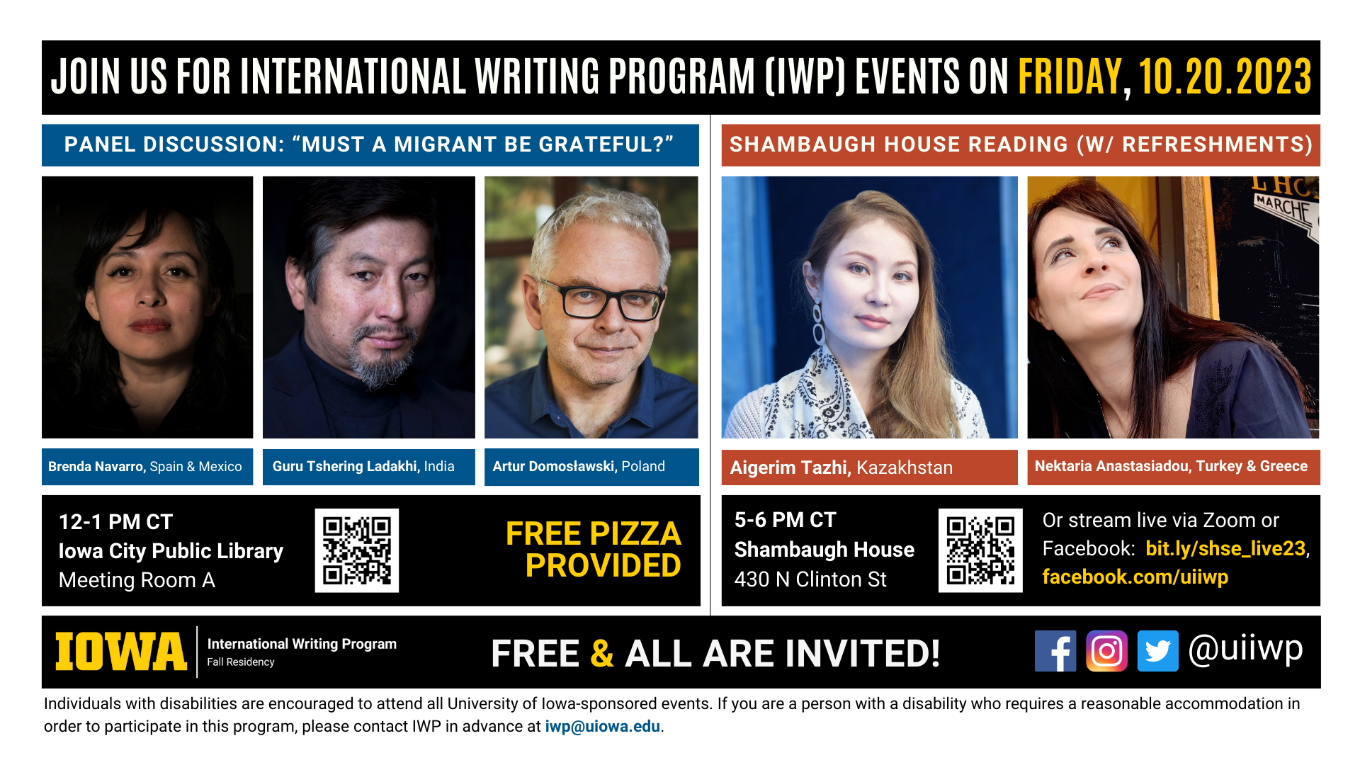 International Writing Program 10.20.23