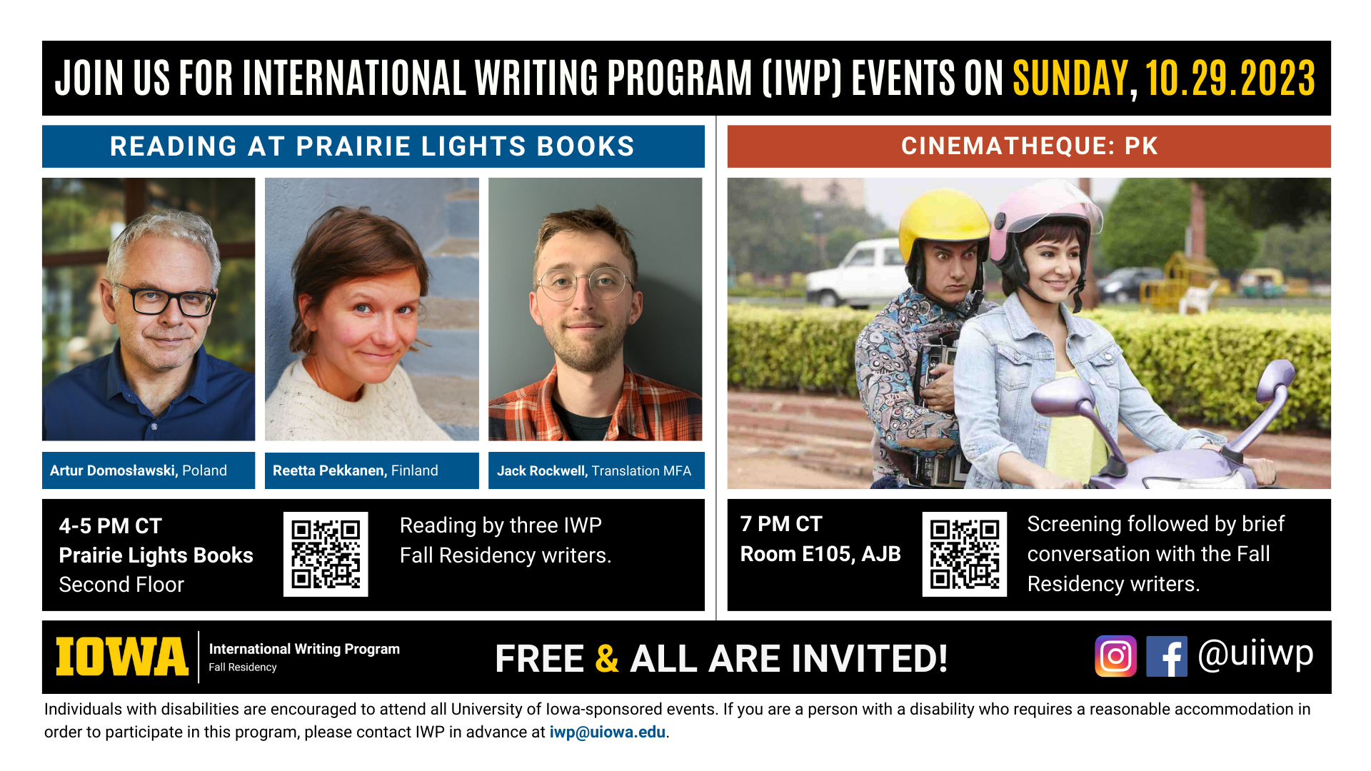 International Writing Program 10.29.23
