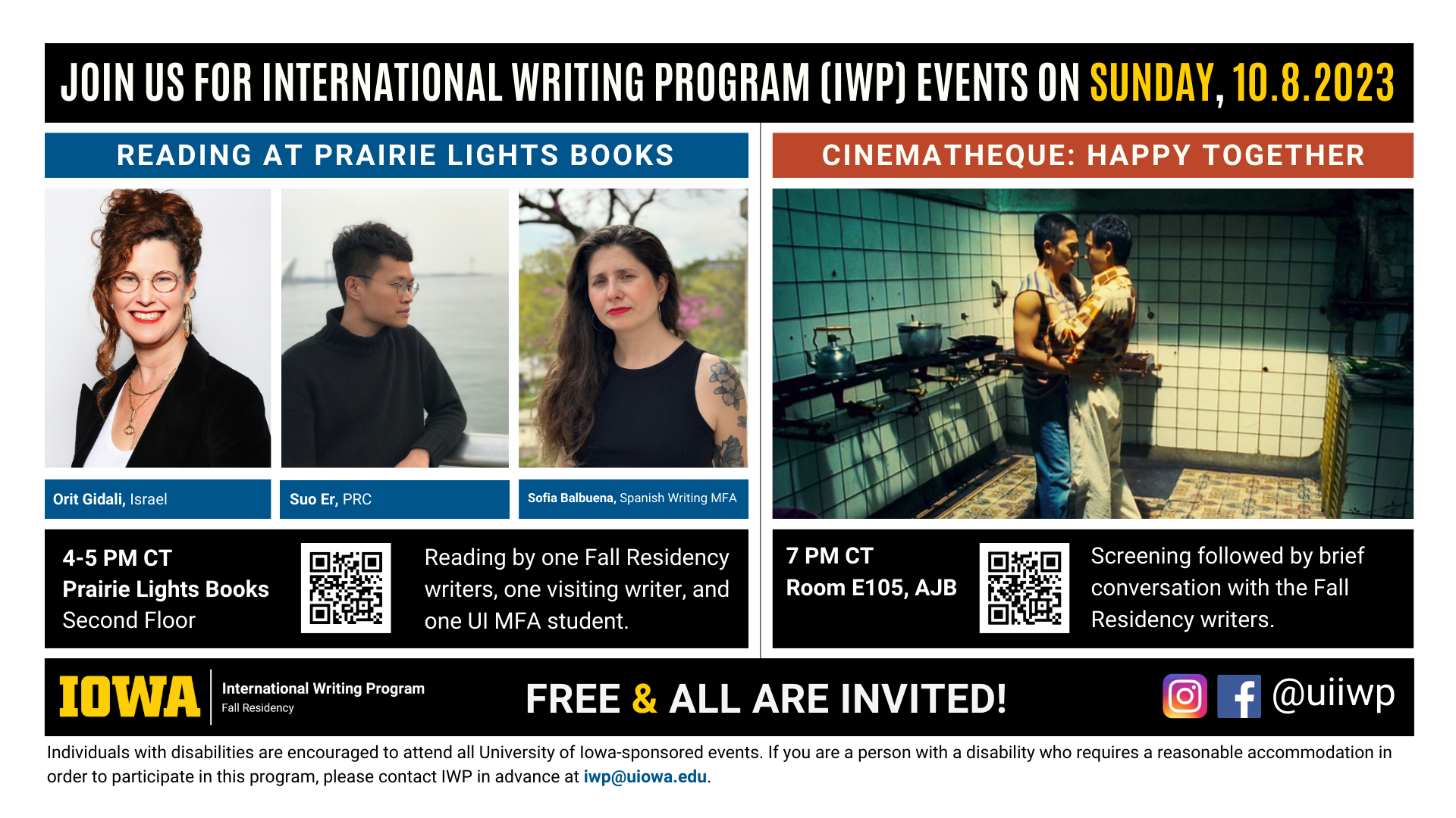 International Writing Program 10.8.23