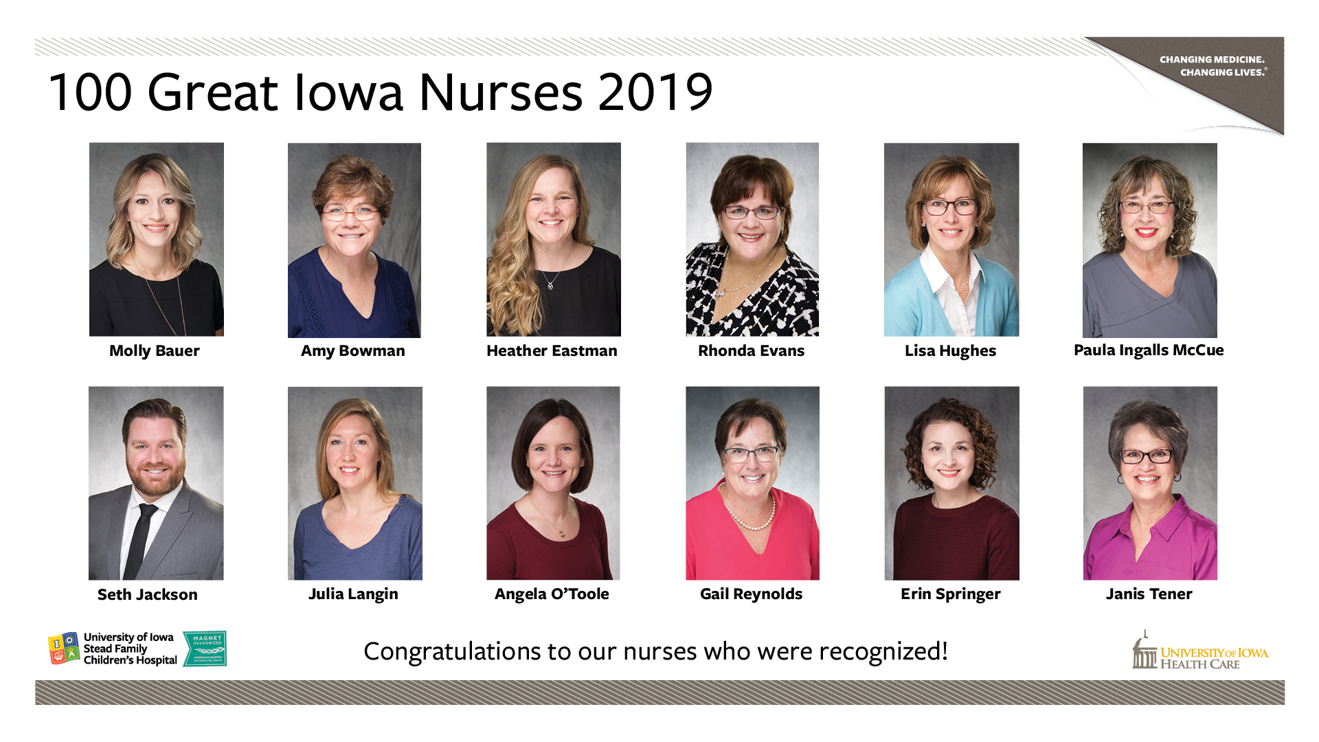 2019 100 Great Nurses