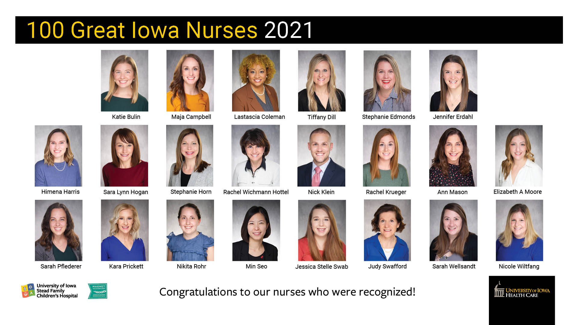 2021 Great Nurses