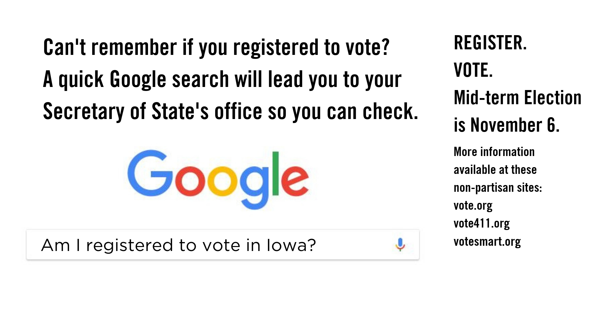National Voter Registration Day Check Registration