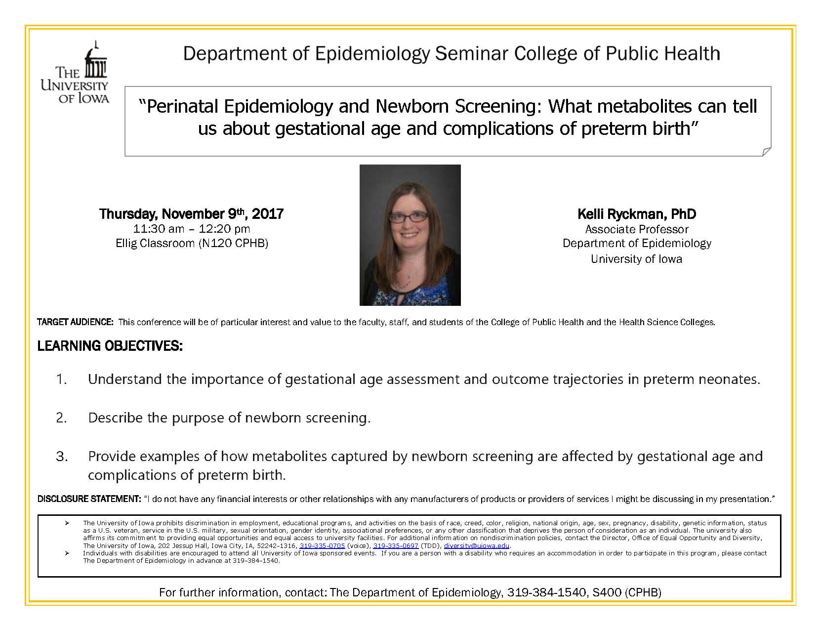 epi seminar