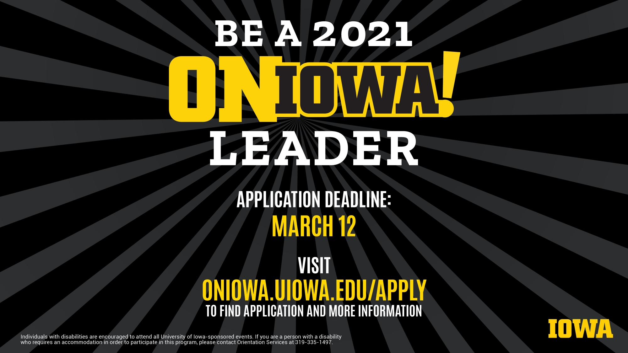 On Iowa Leader Recruitment