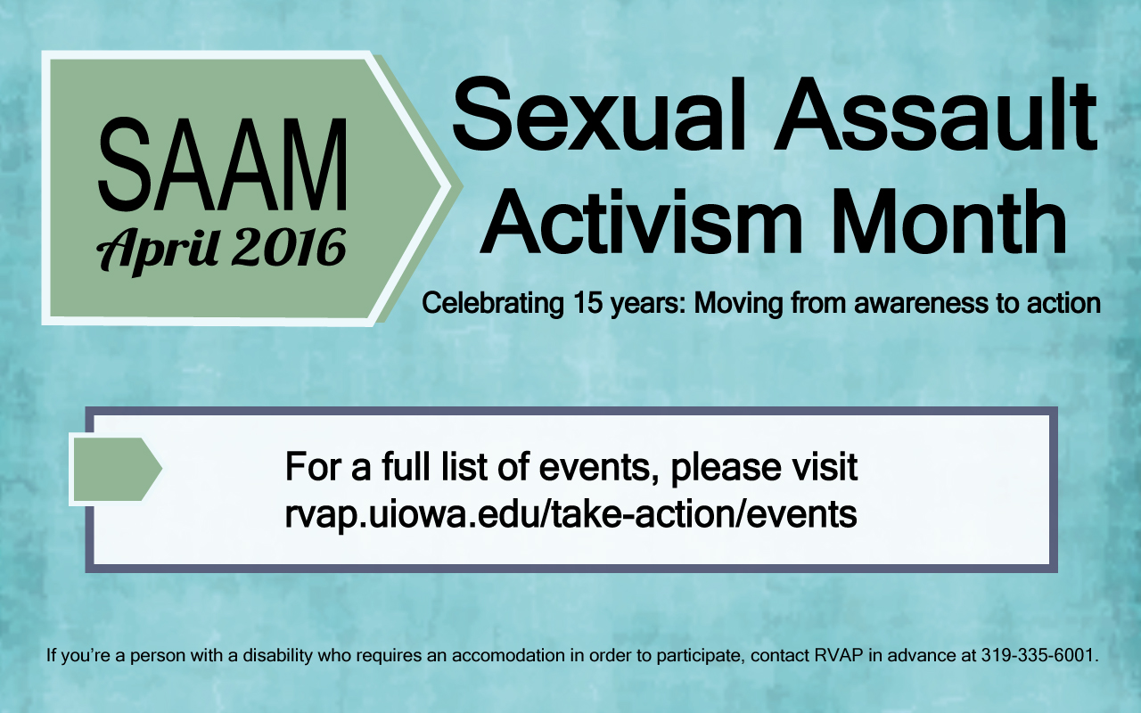 Sexual Assault Activism Month 