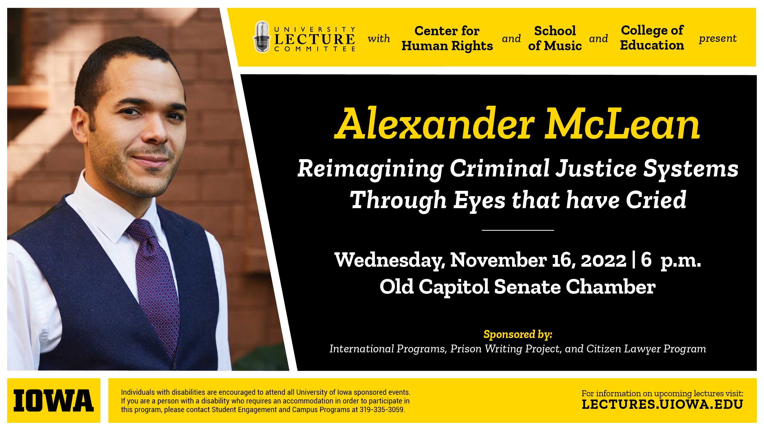 AlexanderMcLean lecture November 16