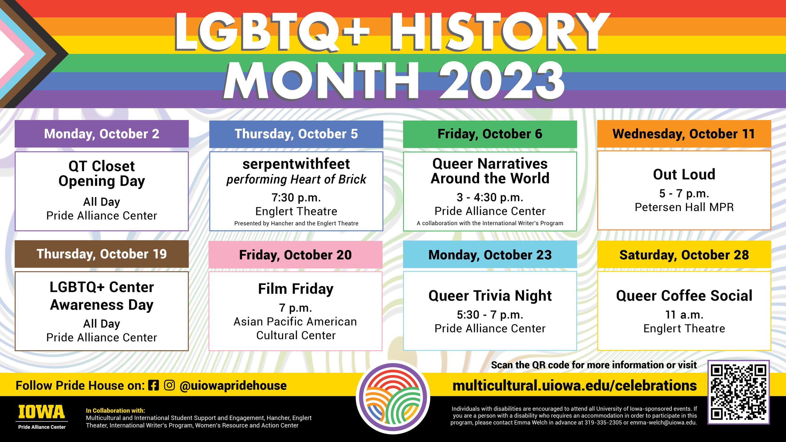 October LGBTQ Hx Month 2023