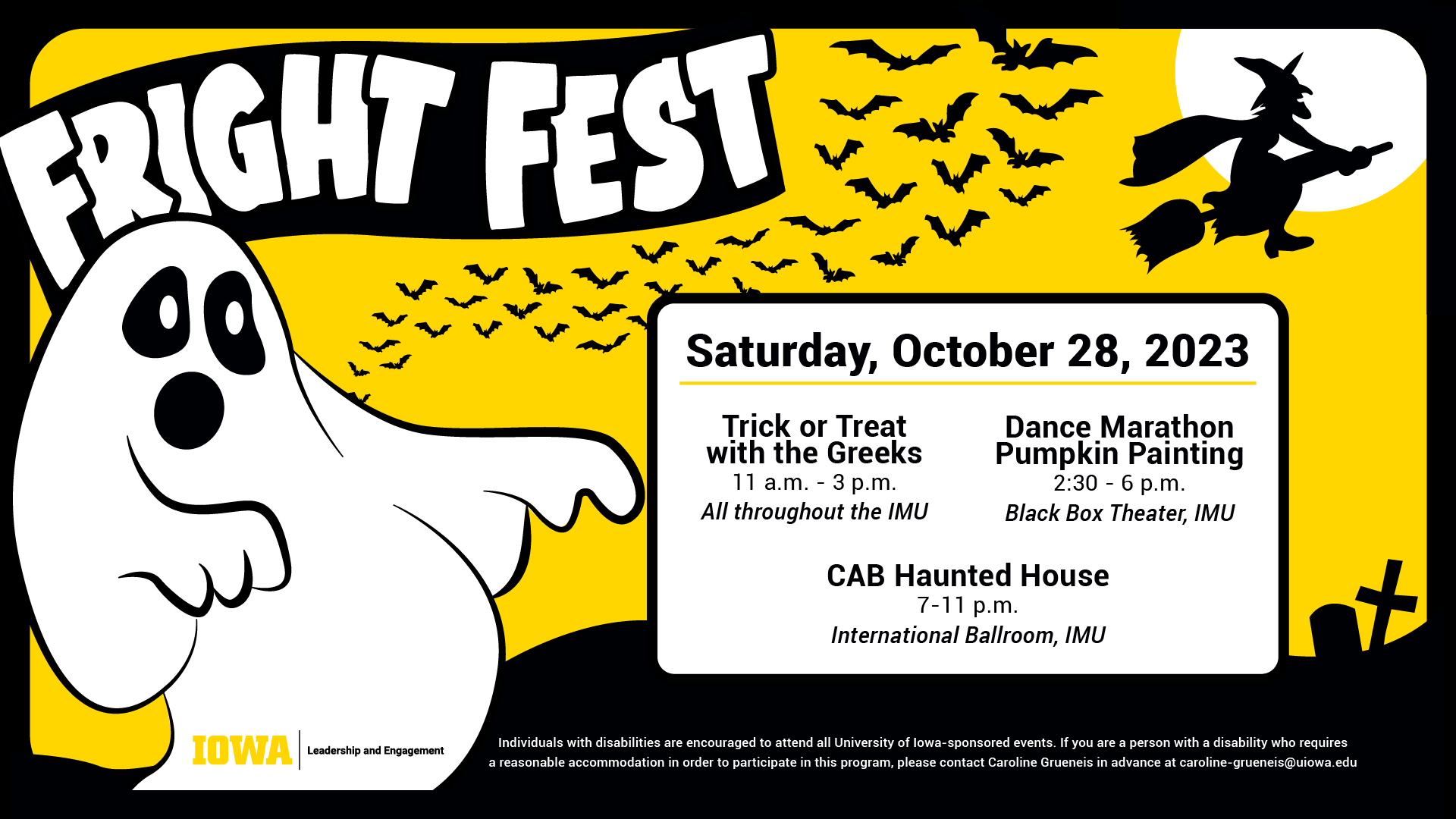 Fright Fest October 28 11 a.m. - 7 p.m. 