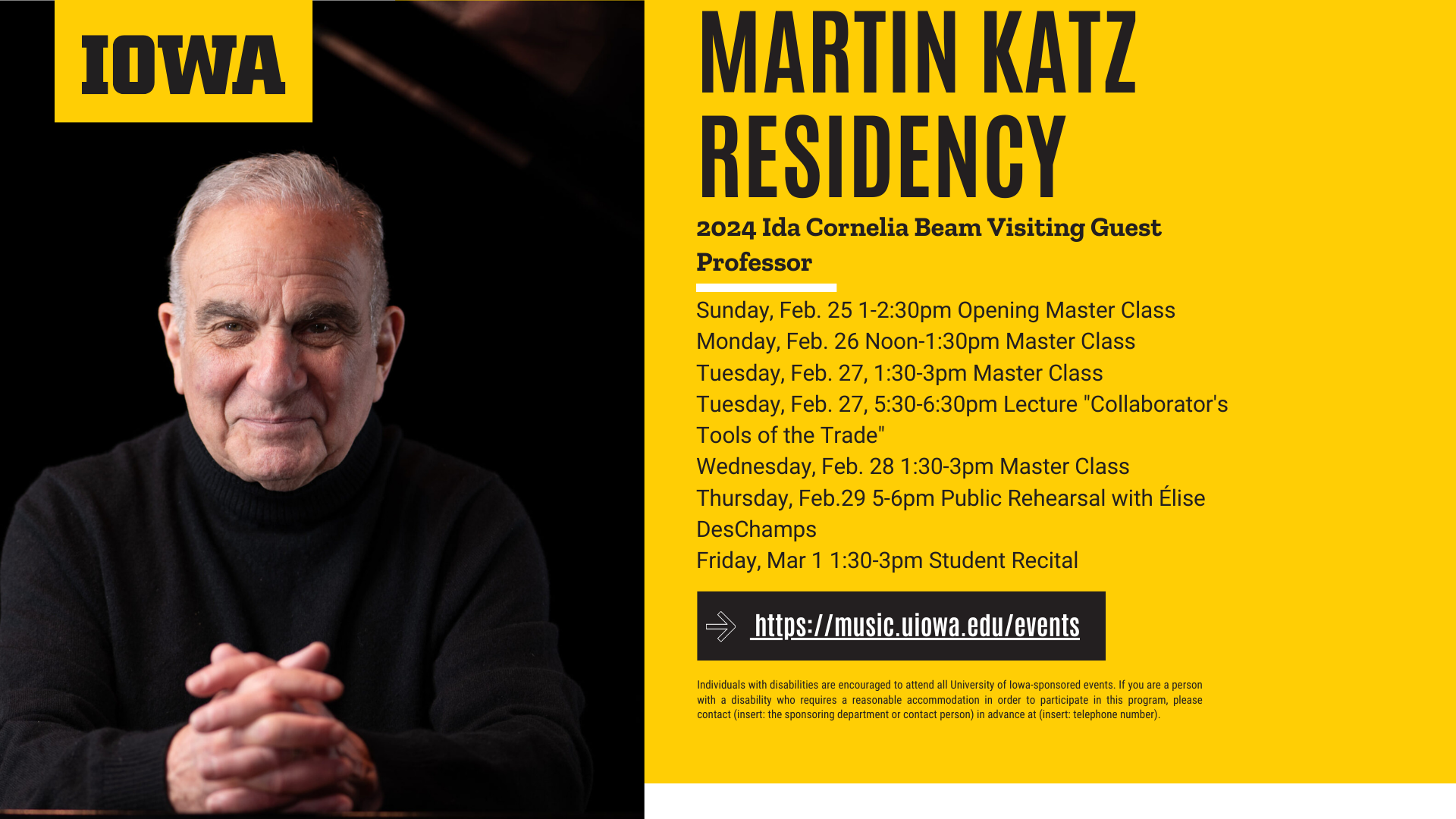 Martin Katz residency