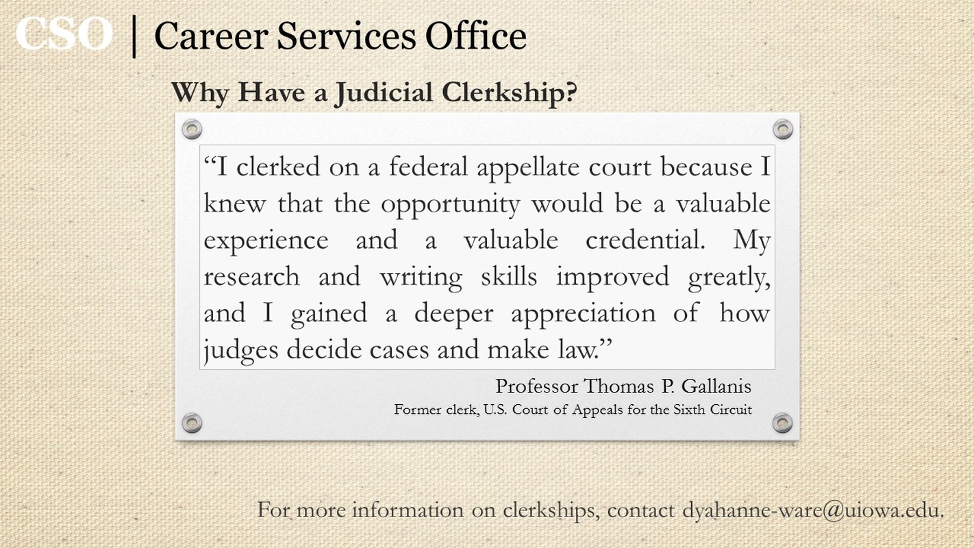 CSO Judicial Clerkships