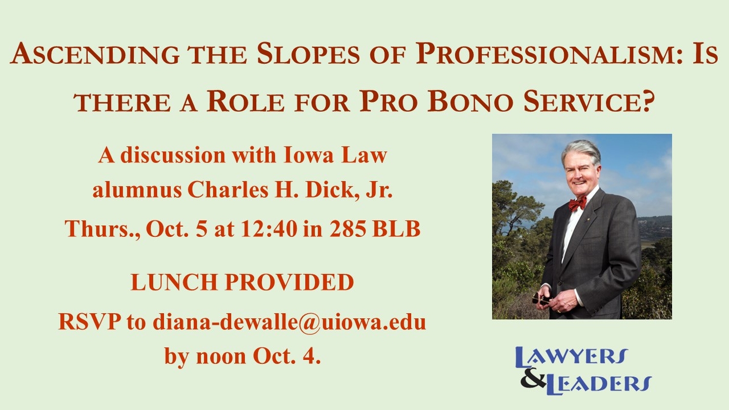 Ascending the Slopes of Professionalism: Is There a Role for Pro Bono Service
