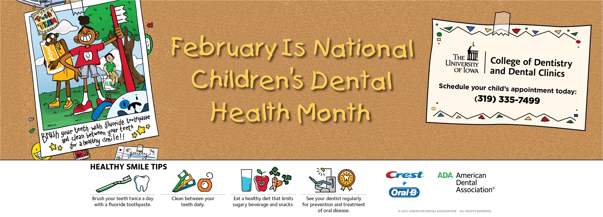 February Children's dental health month