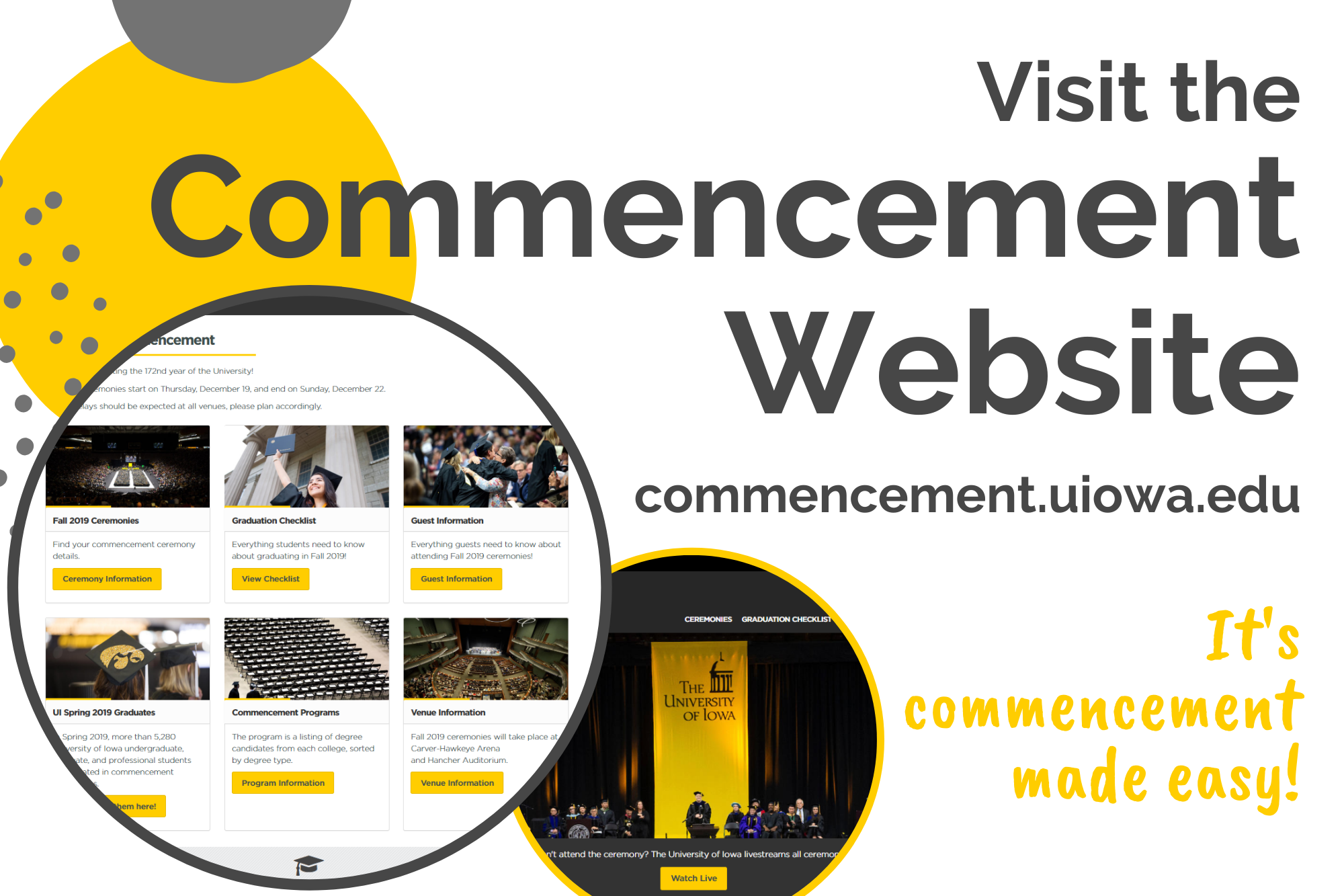 Commencement website