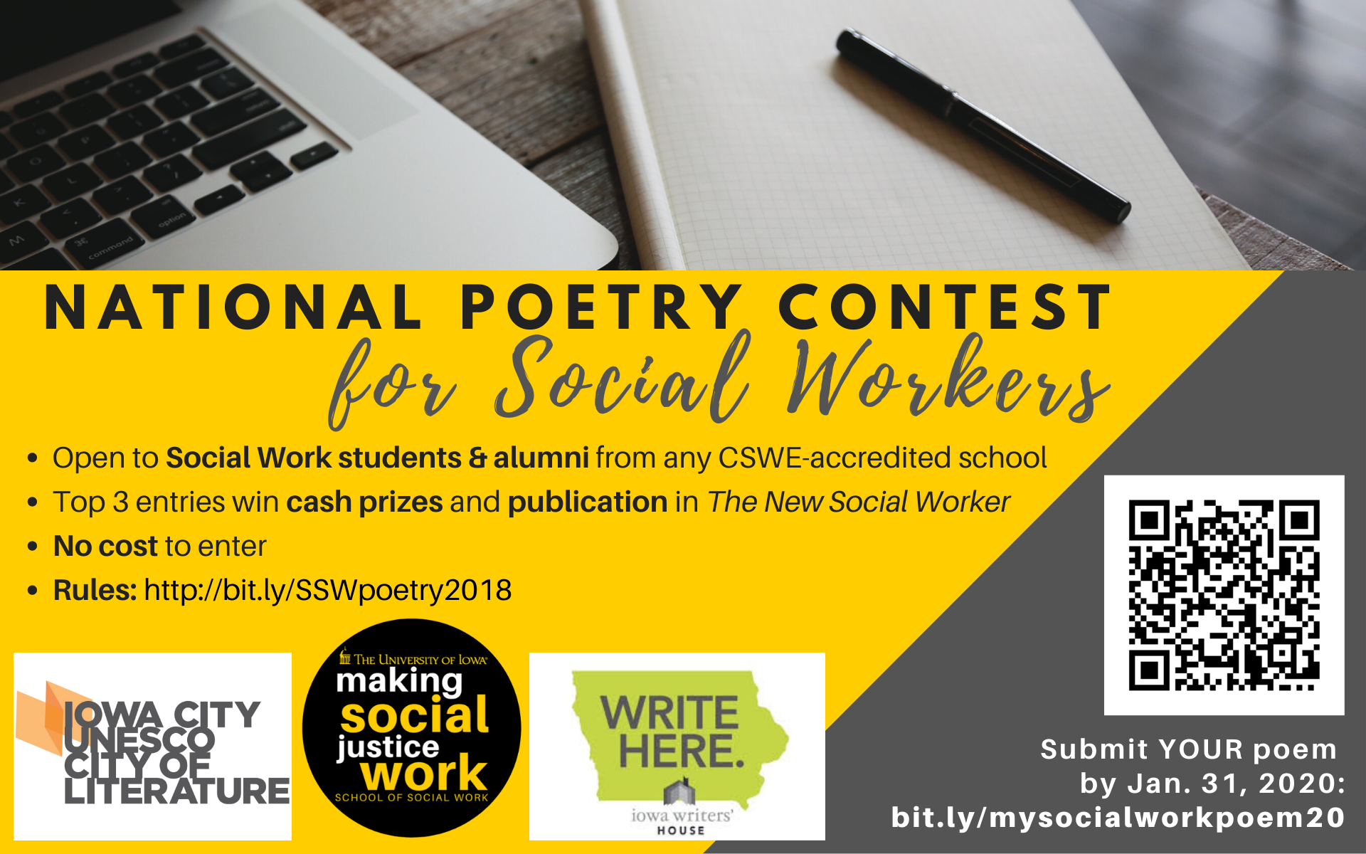 National poetry contest for social workers and social work students