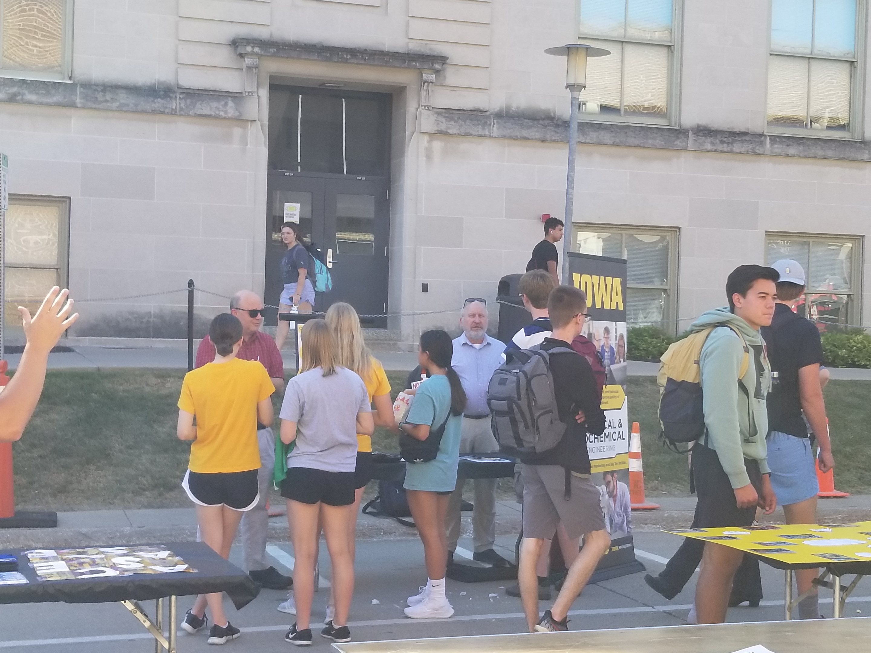 Students at the Engineering Welcome Event