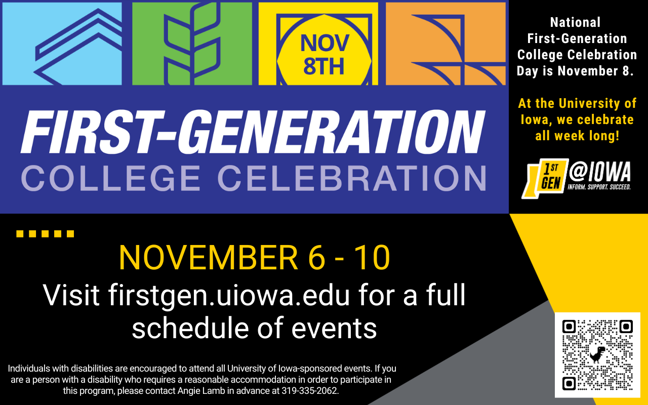 first generation college celebration november 6th-10th