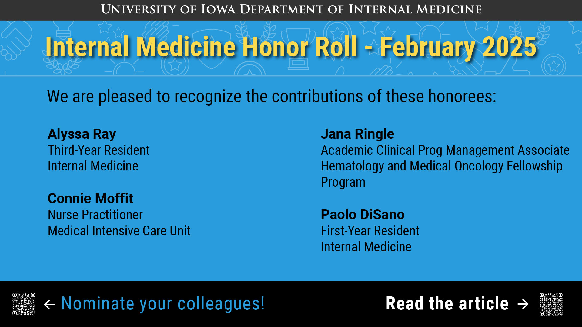 Slide: Honor Roll Feb 2