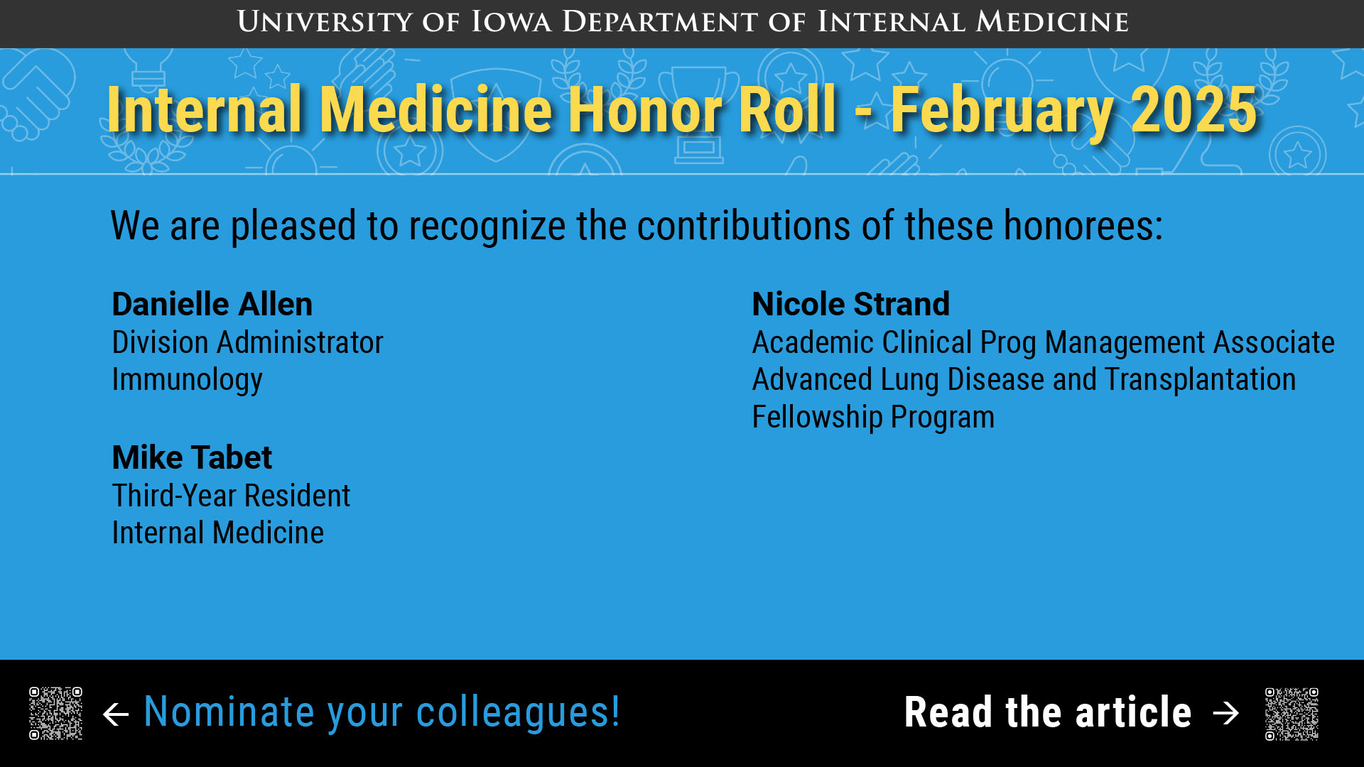 Slide: Honor Roll Feb 5