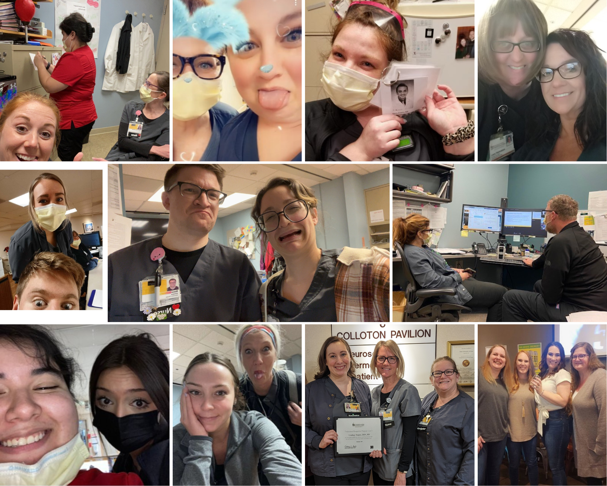 Neuroscience Week Staff Photo Collage #2