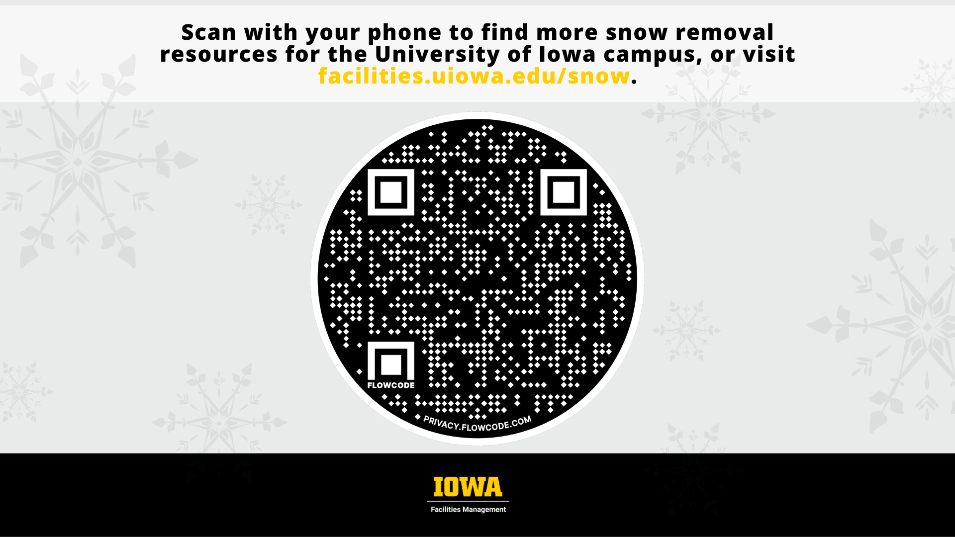 Snow Removal QR Code Resources