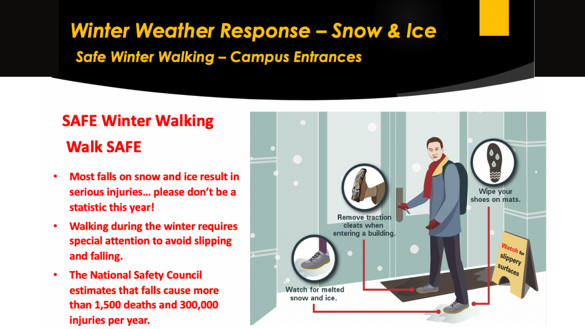Safe Winter Walking
