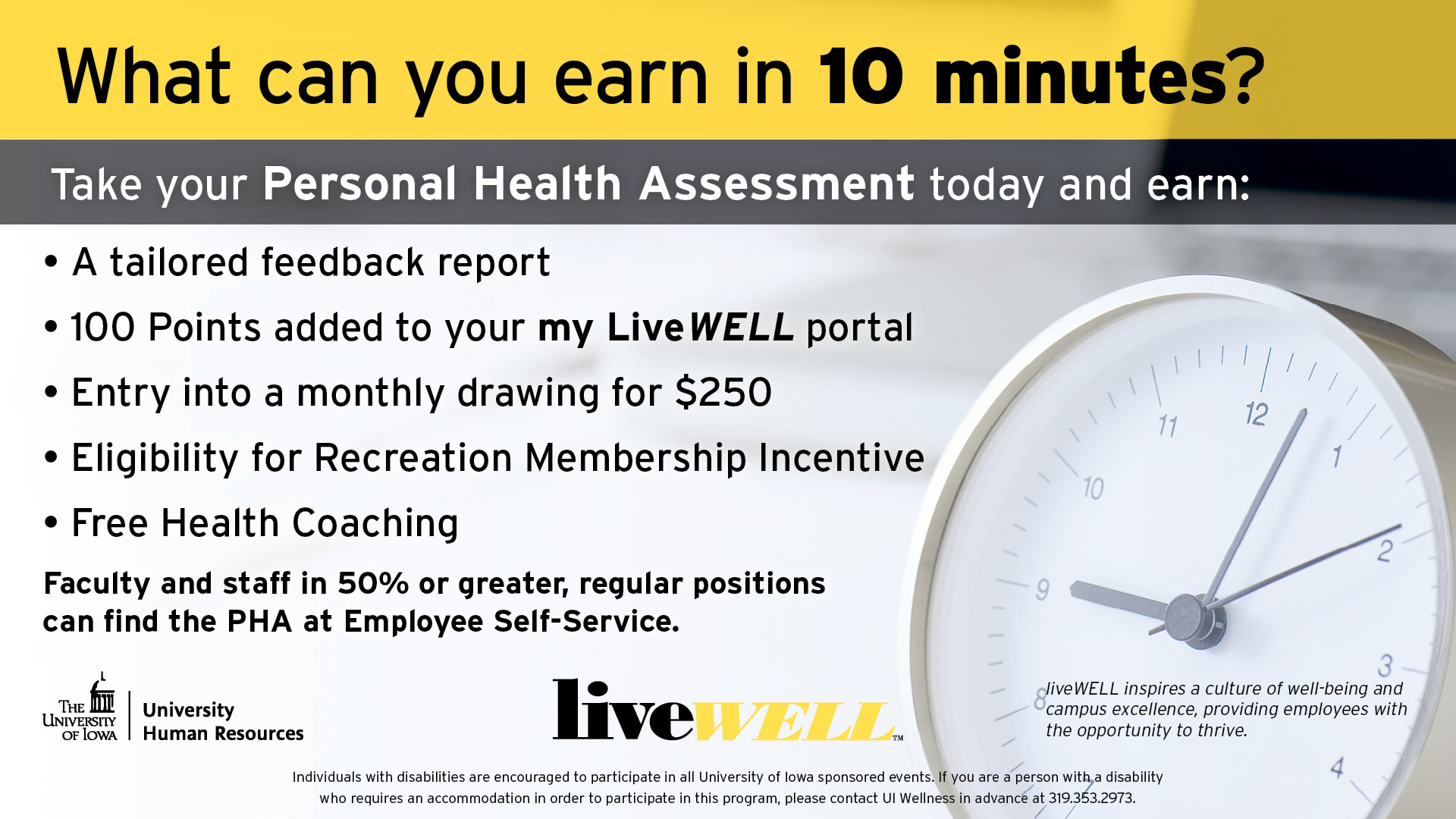Take Your Personal Health Assessment Today!