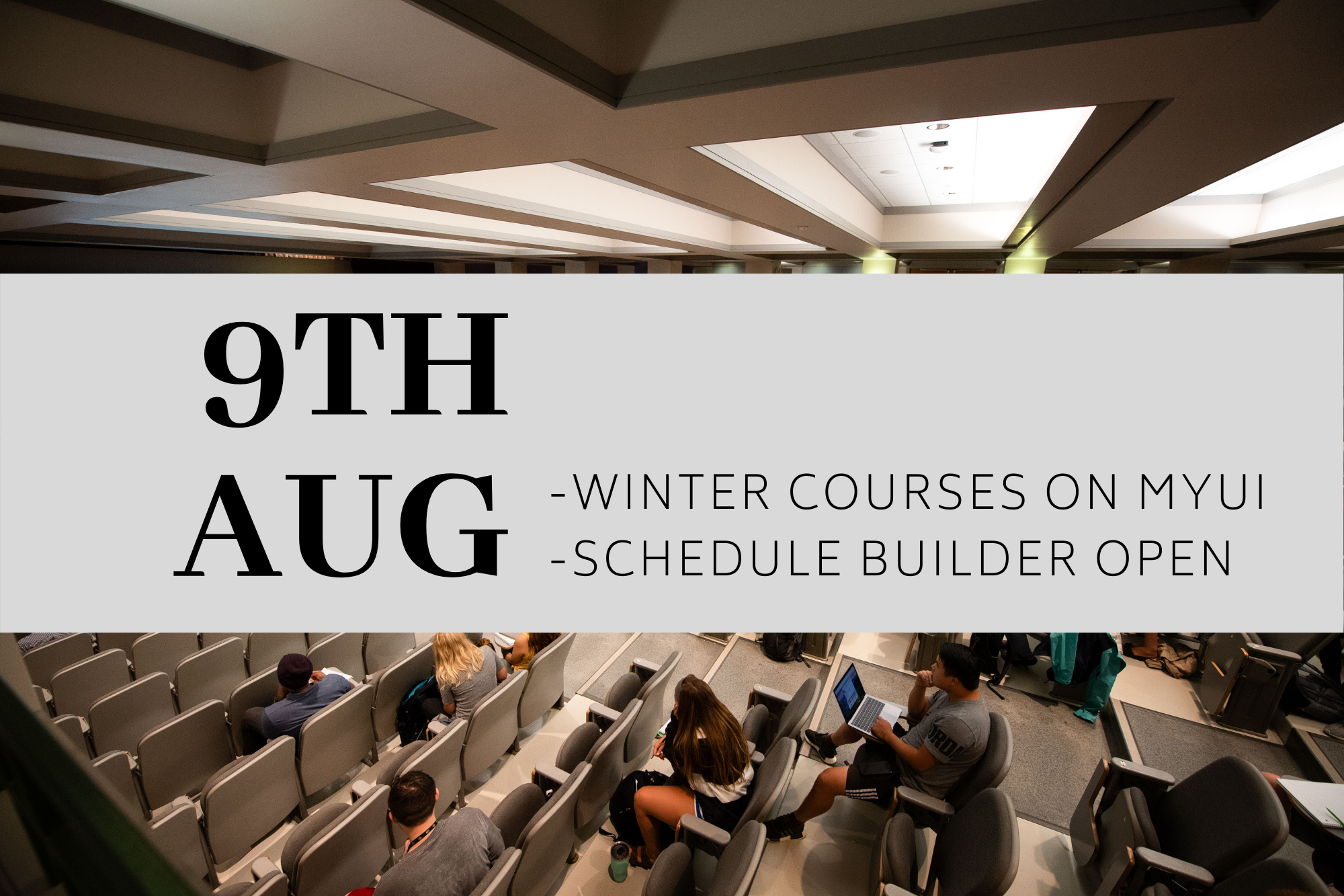 Winter courses on MyUI