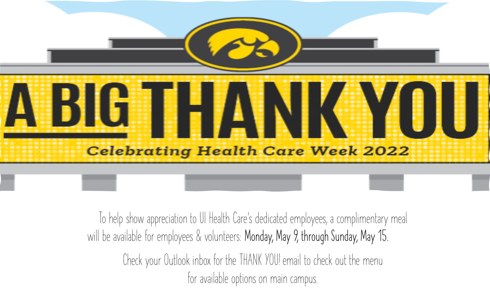 A Big THANK YOU - Health Care Week 2022