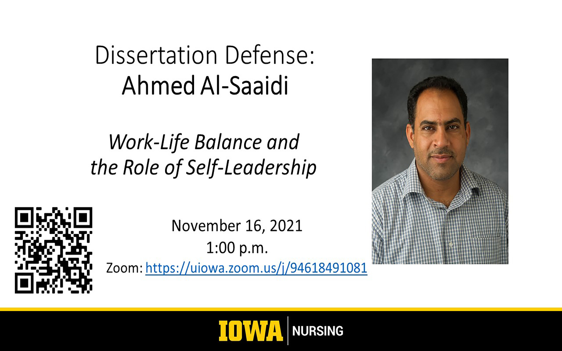 Al-Saaidi Ahmed - Dissertation Defense