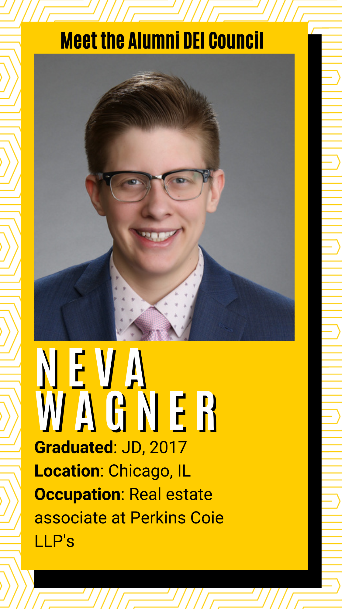 Meet the alumni DEI Council - Neva Wagner