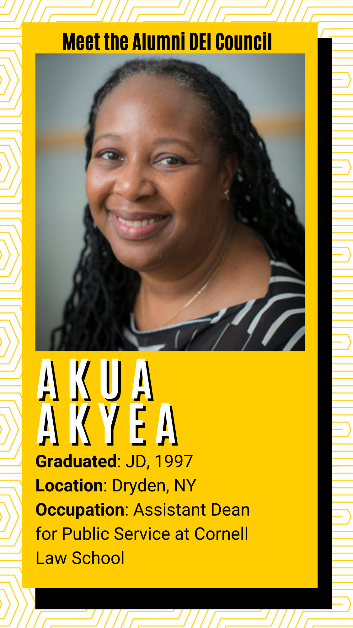 Meet the Alumni DEI Council - Akua Akyea