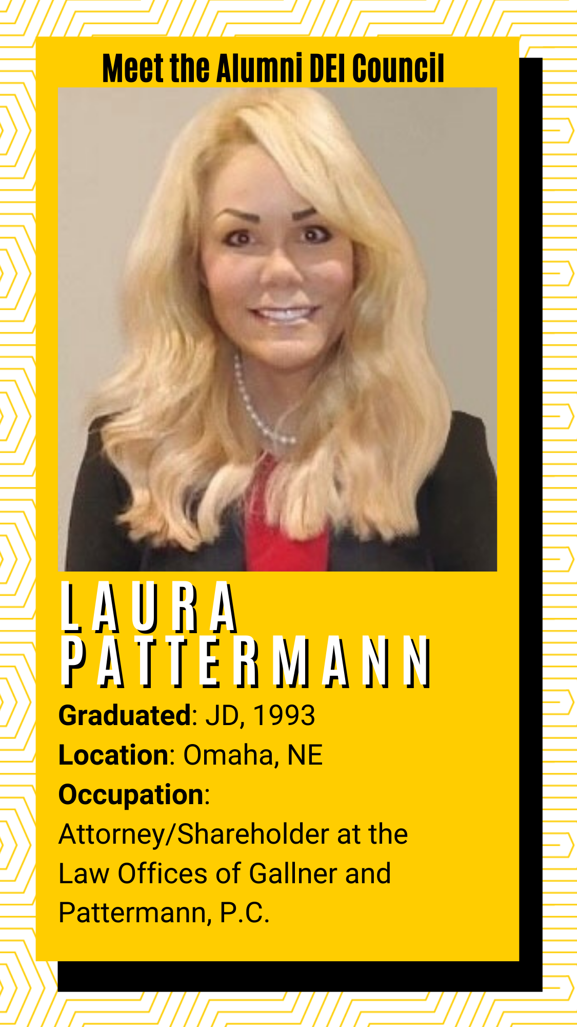 Meet the alumni DEI Council - Laura Pattermann