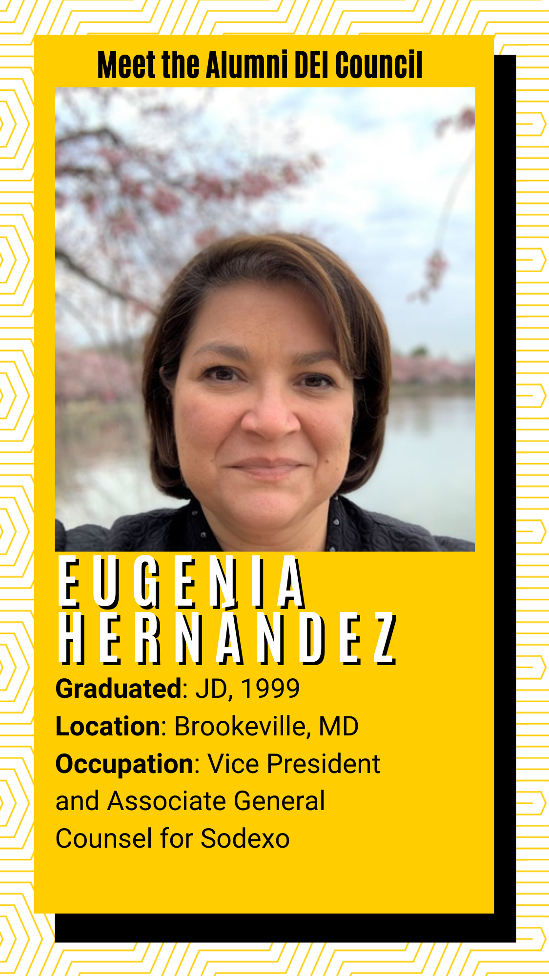 Meet the alumni DEI Council - Eugenia Hernandez