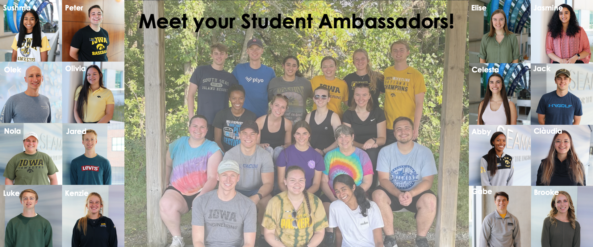 Meet your Student Ambassadors!