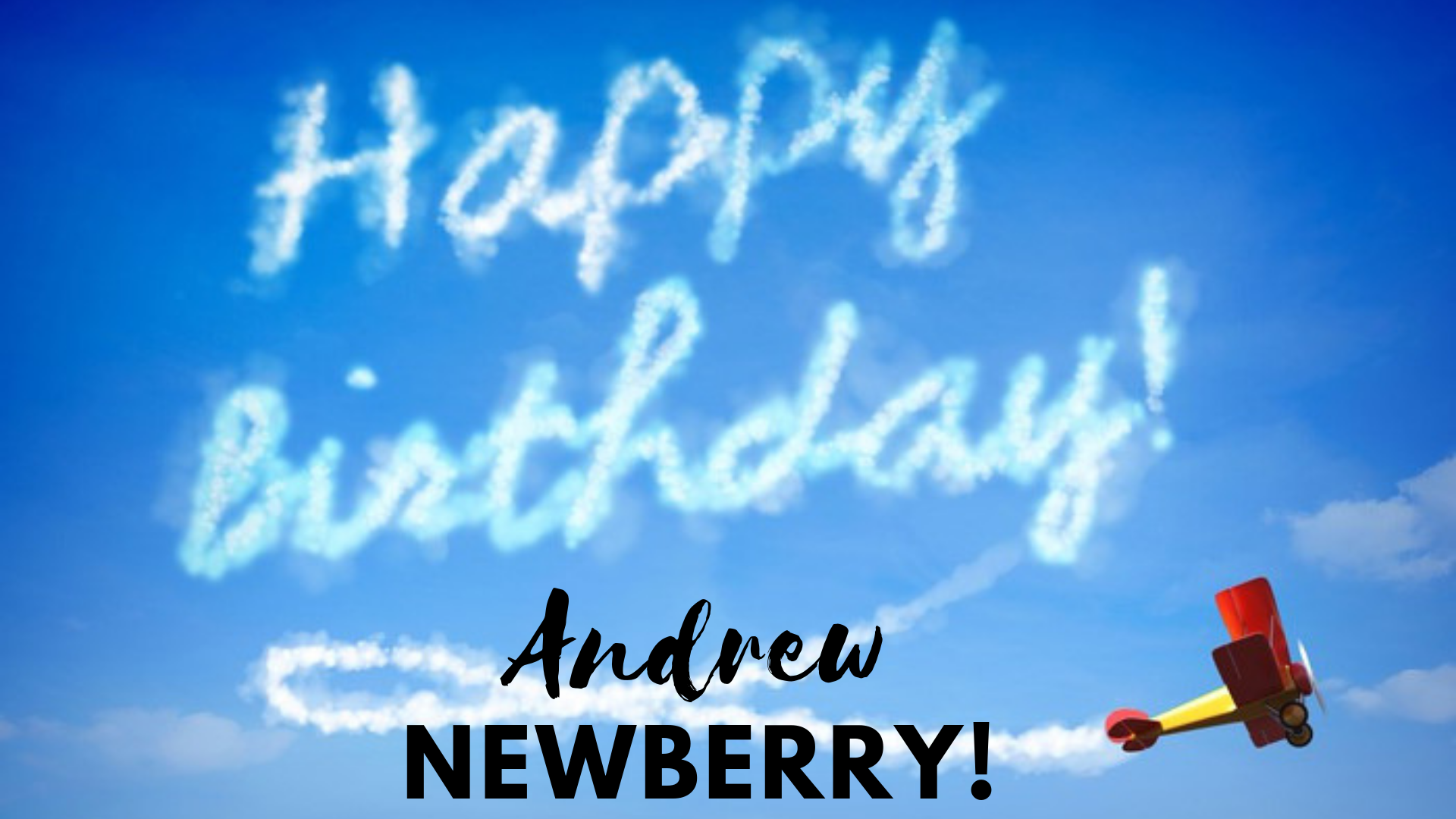 Happy Birthday Andrew