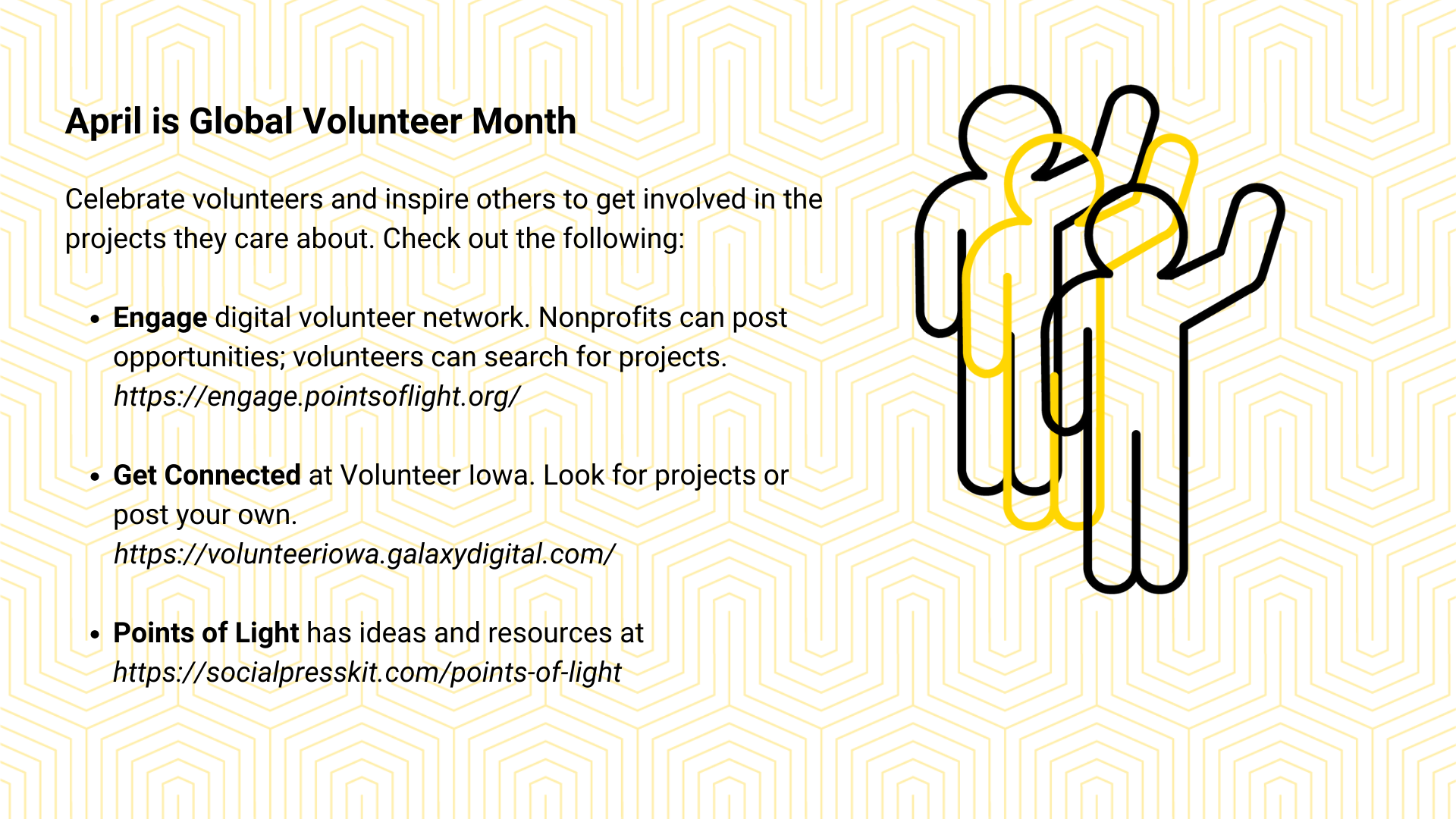 April is Global Volunteer Month