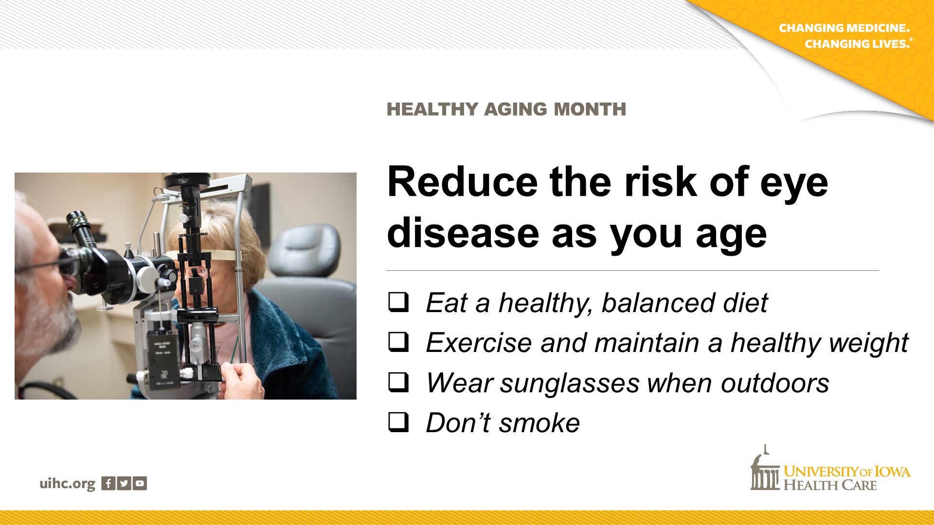 Healthy Aging Month