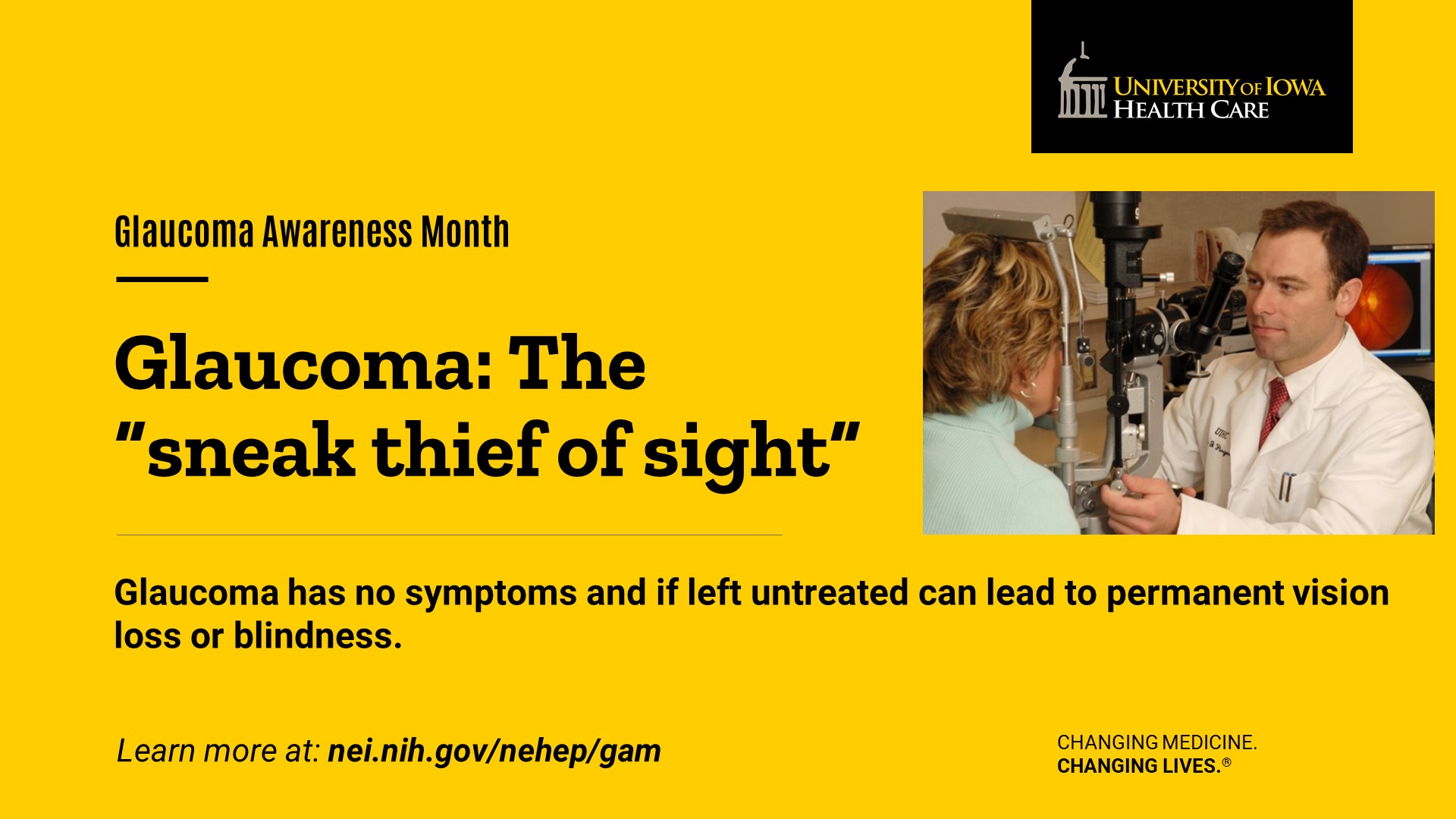 Glaucoma awareness