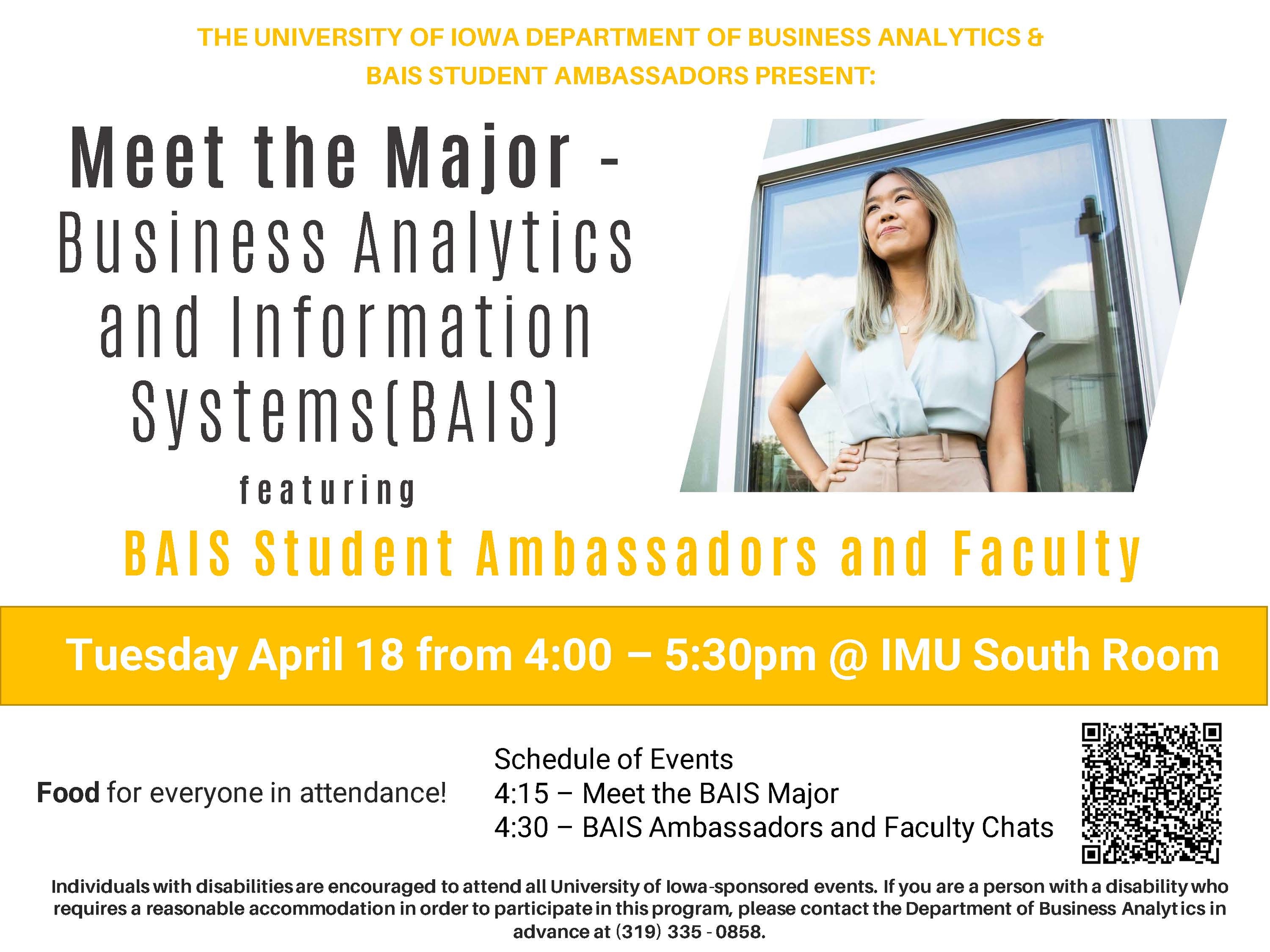 Meet the Major - Business Analytics and Information Systems (BAIS)