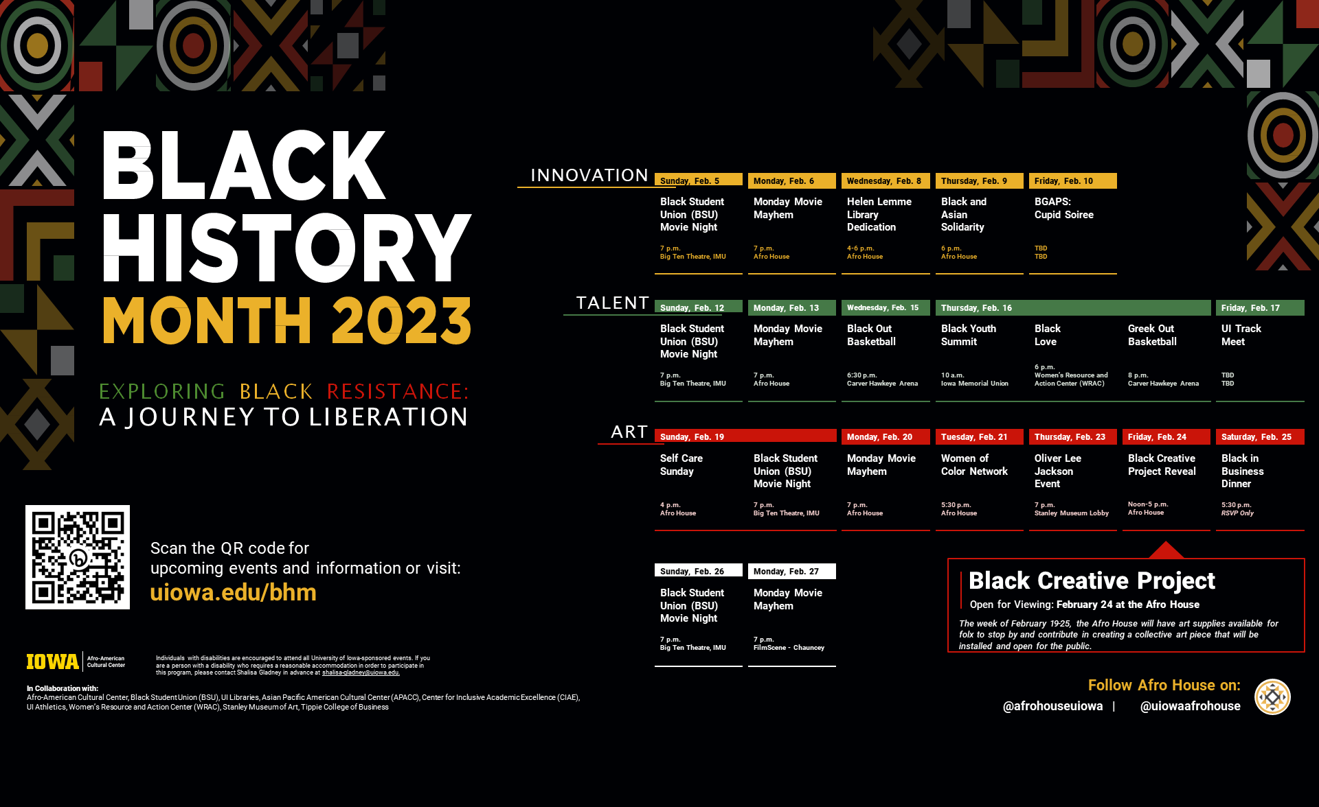 Black History Month activities 2.2023