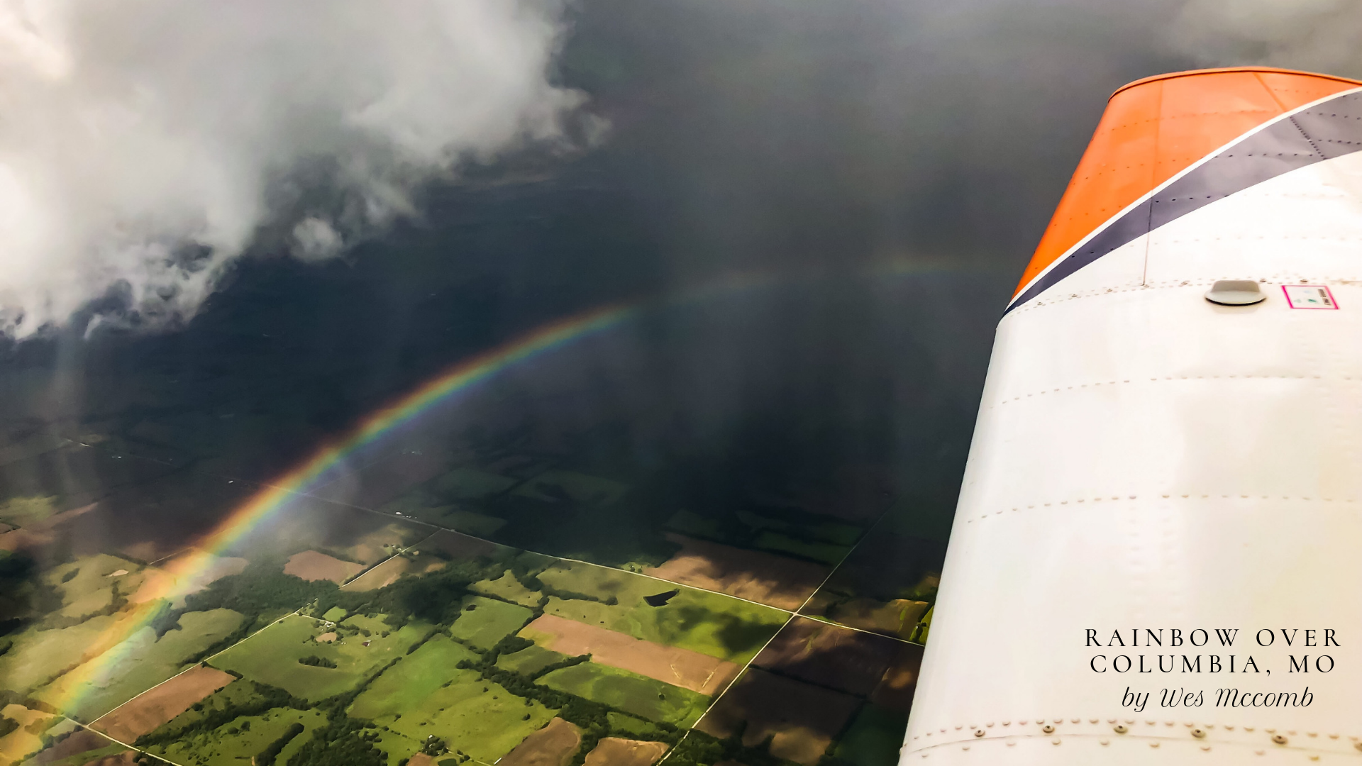 Rainbow Over Columbia, MO by Wes McComb