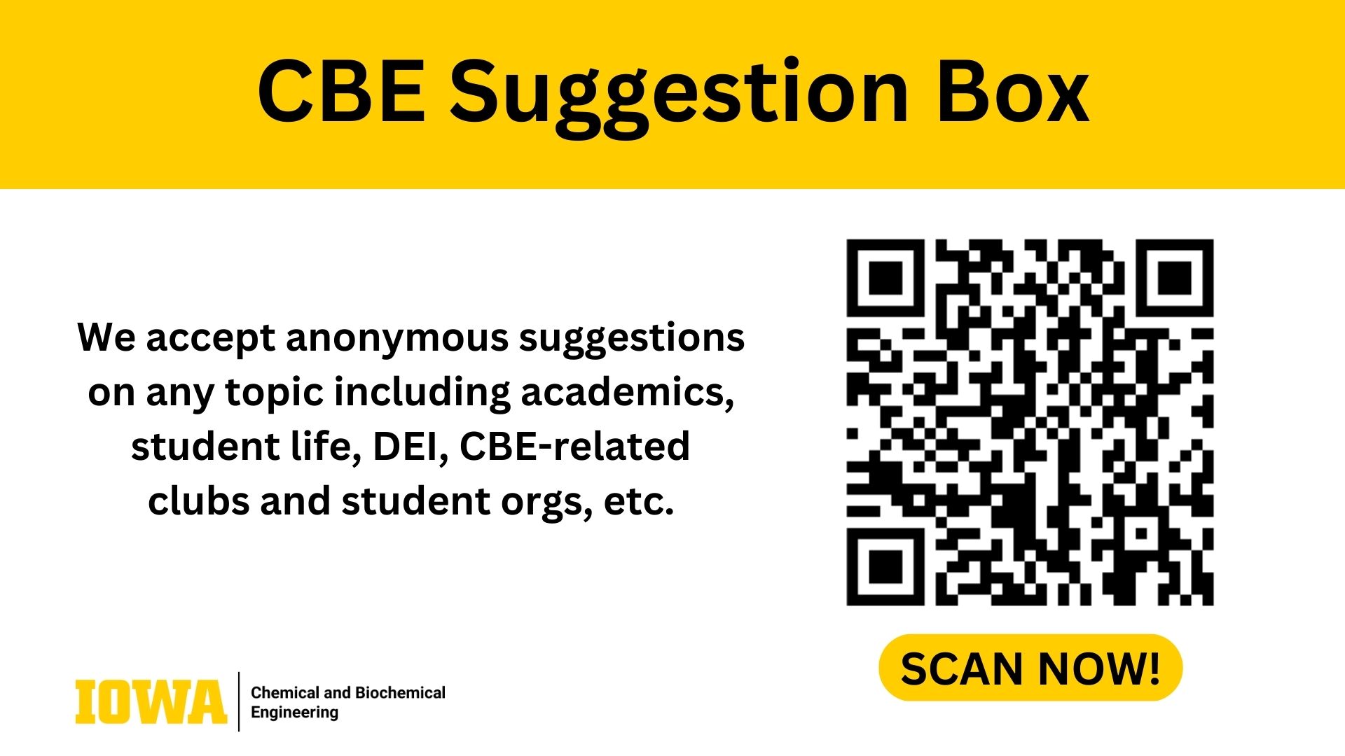 CBE Suggestion Box