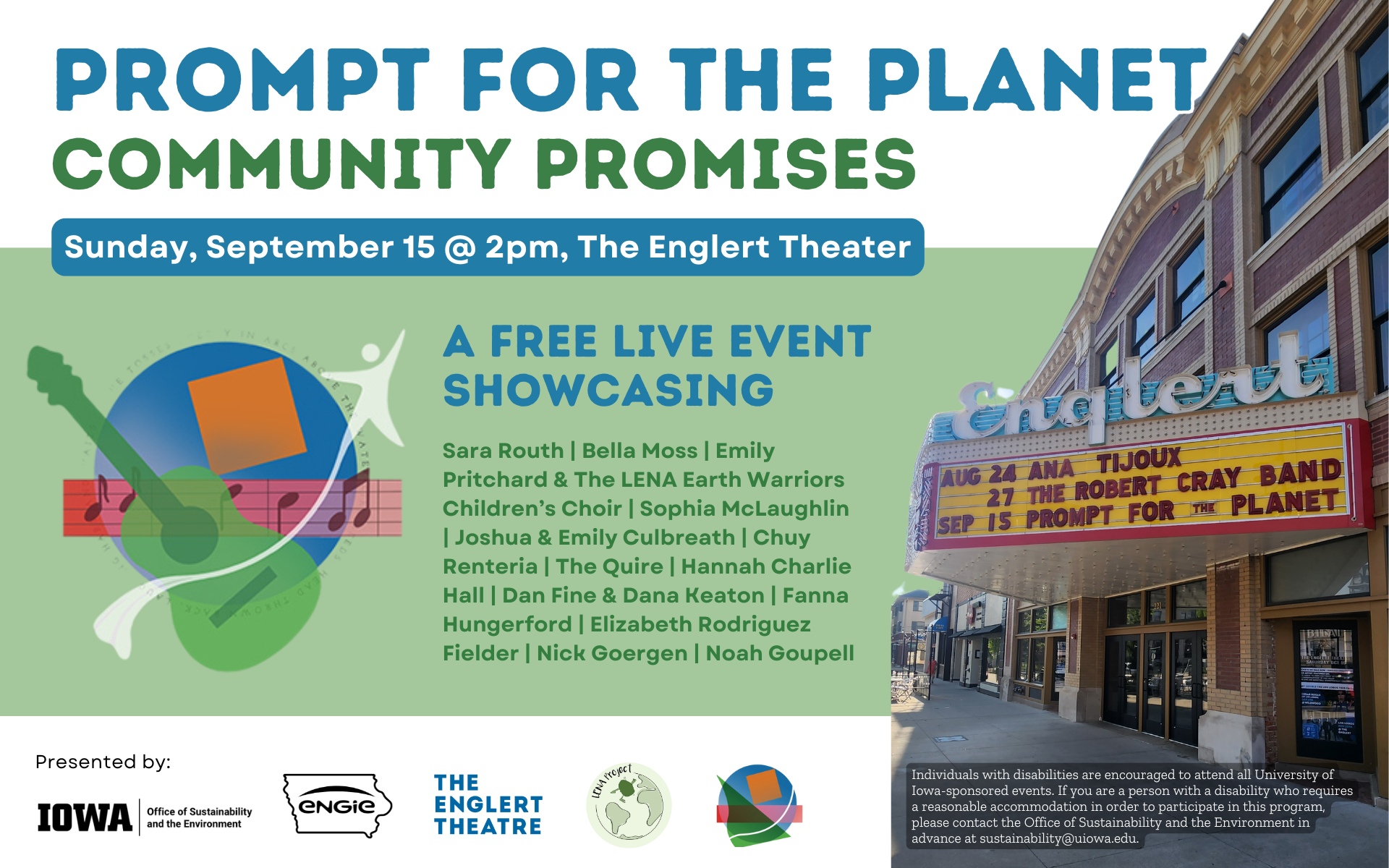 Prompt for the Planet - Englert Theater