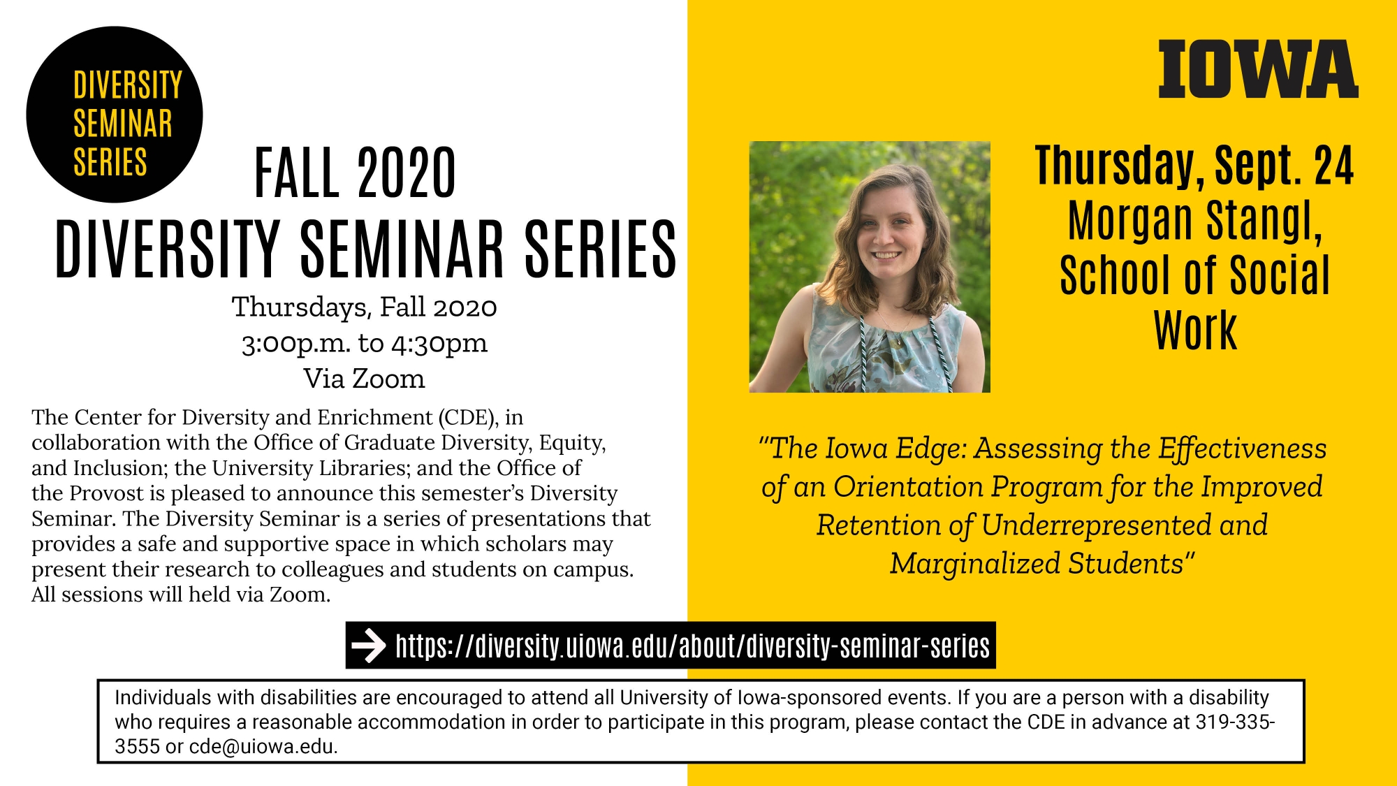 Fall 2020 Diversity Seminar Series