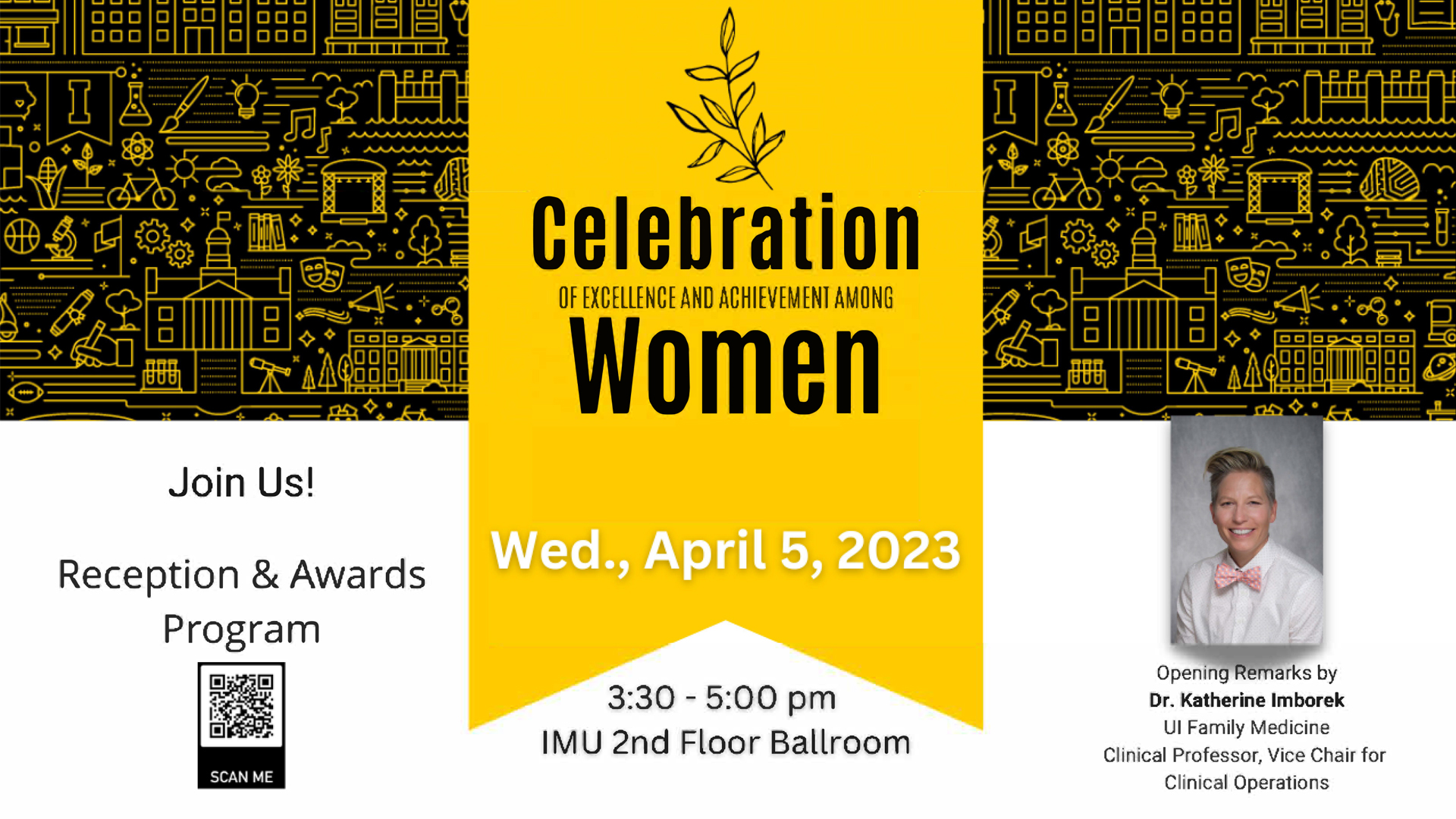 Celebration for Excellence and Achievement Among Women, Wed April 5, 3:30-5:00 pm