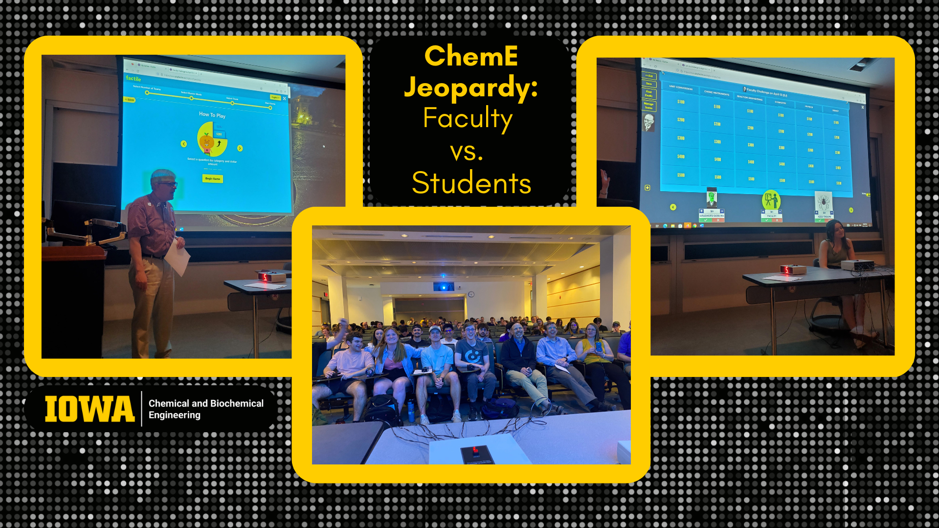 ChemE Jeopardy Faculty vs. Students