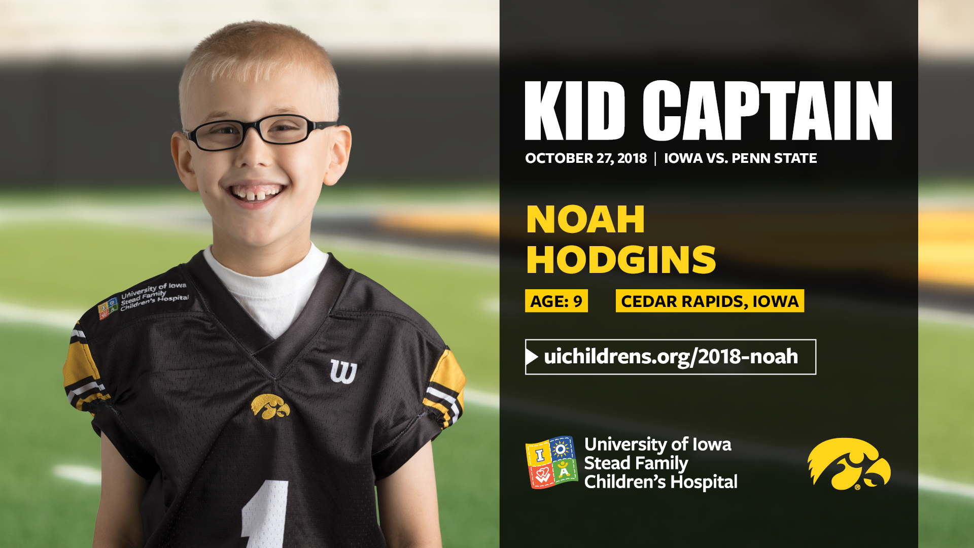 Kid Captain 2018: Noah