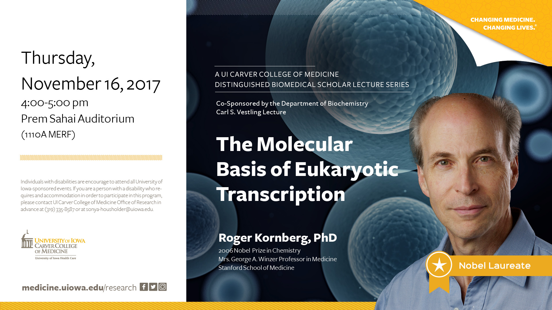 Kornberg Talk 11.2017
