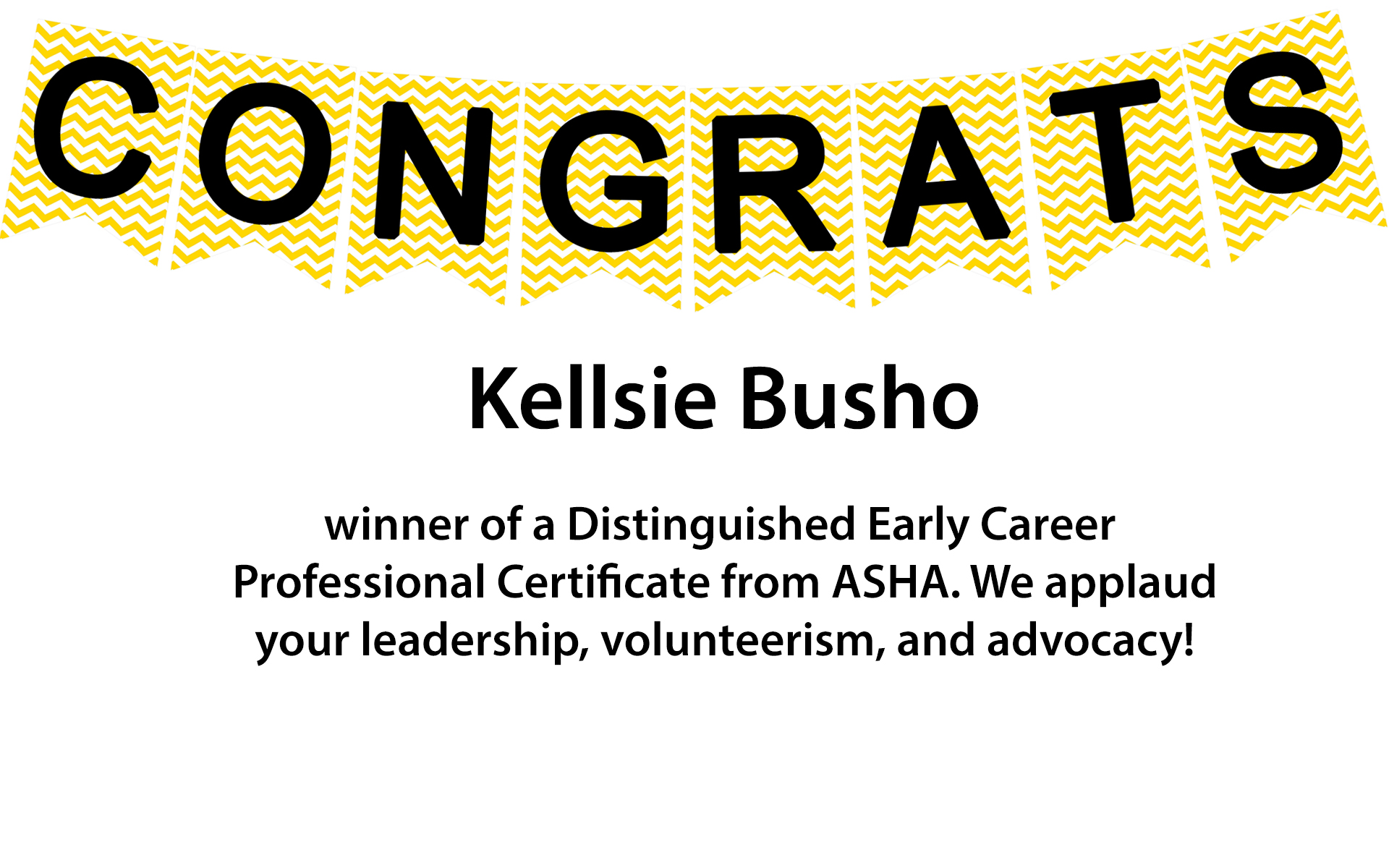 congrats kellsie busho